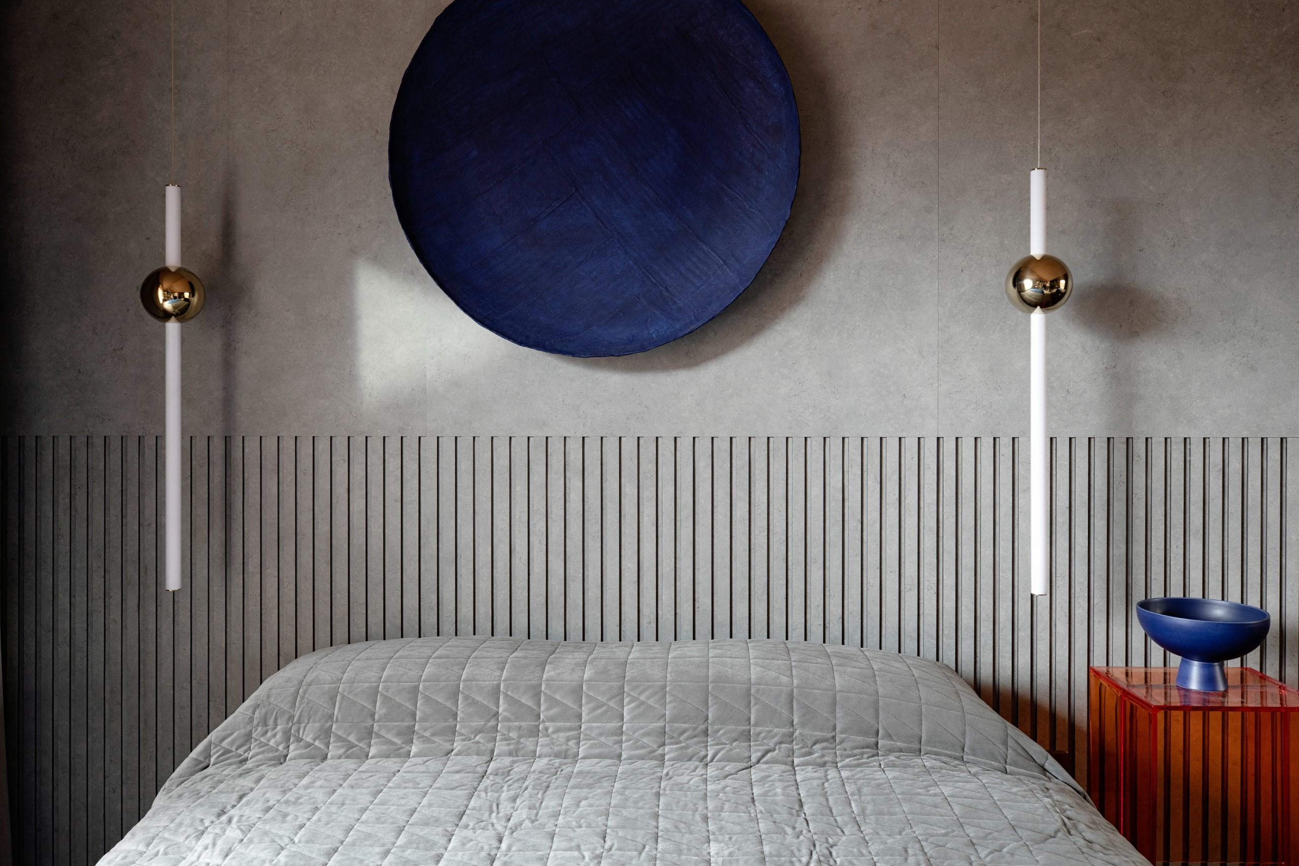 Lampa visiacá ORION GLOBE leštený gunmetal
