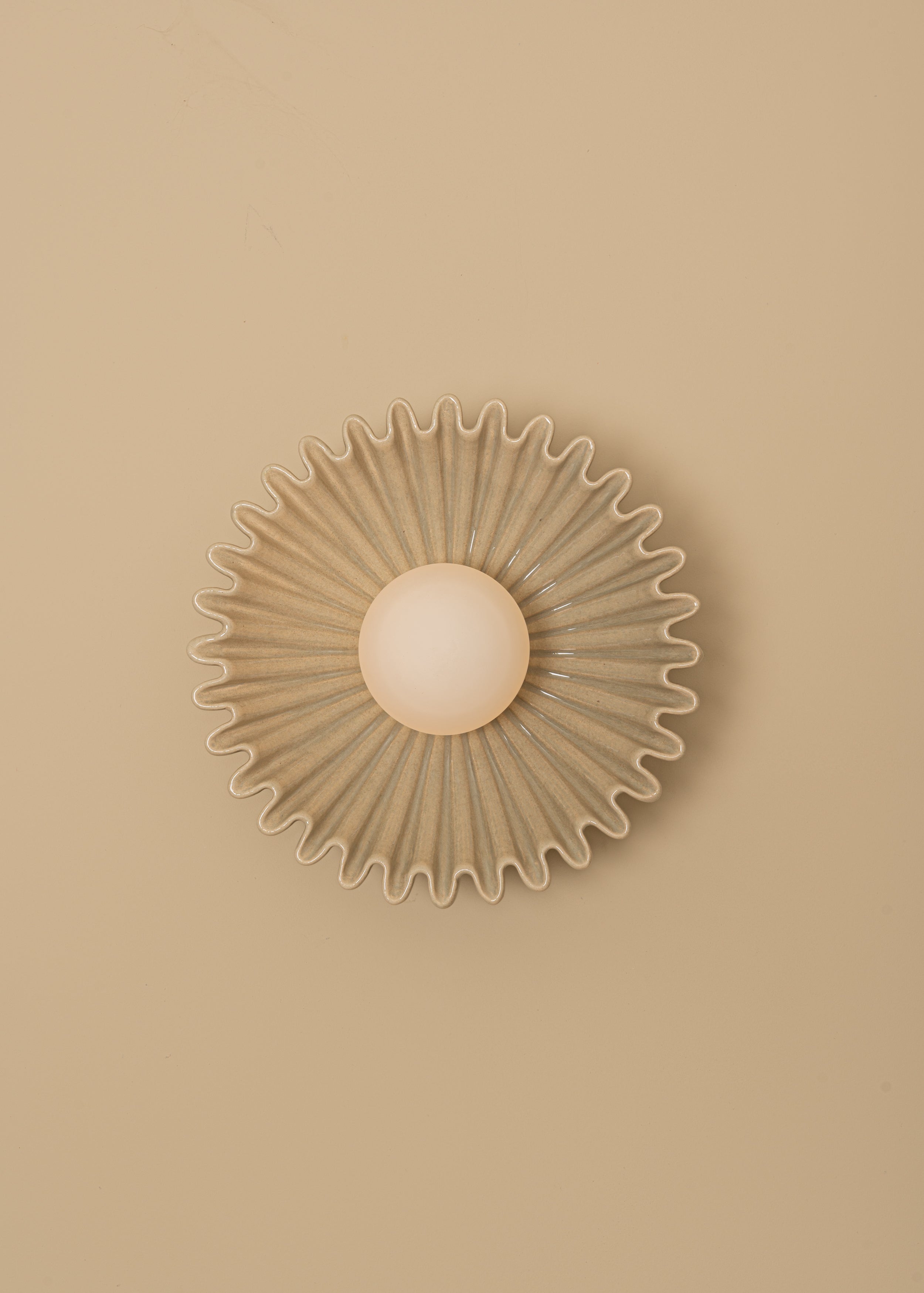 Ceramic Wall Lamp OSTRO Sand