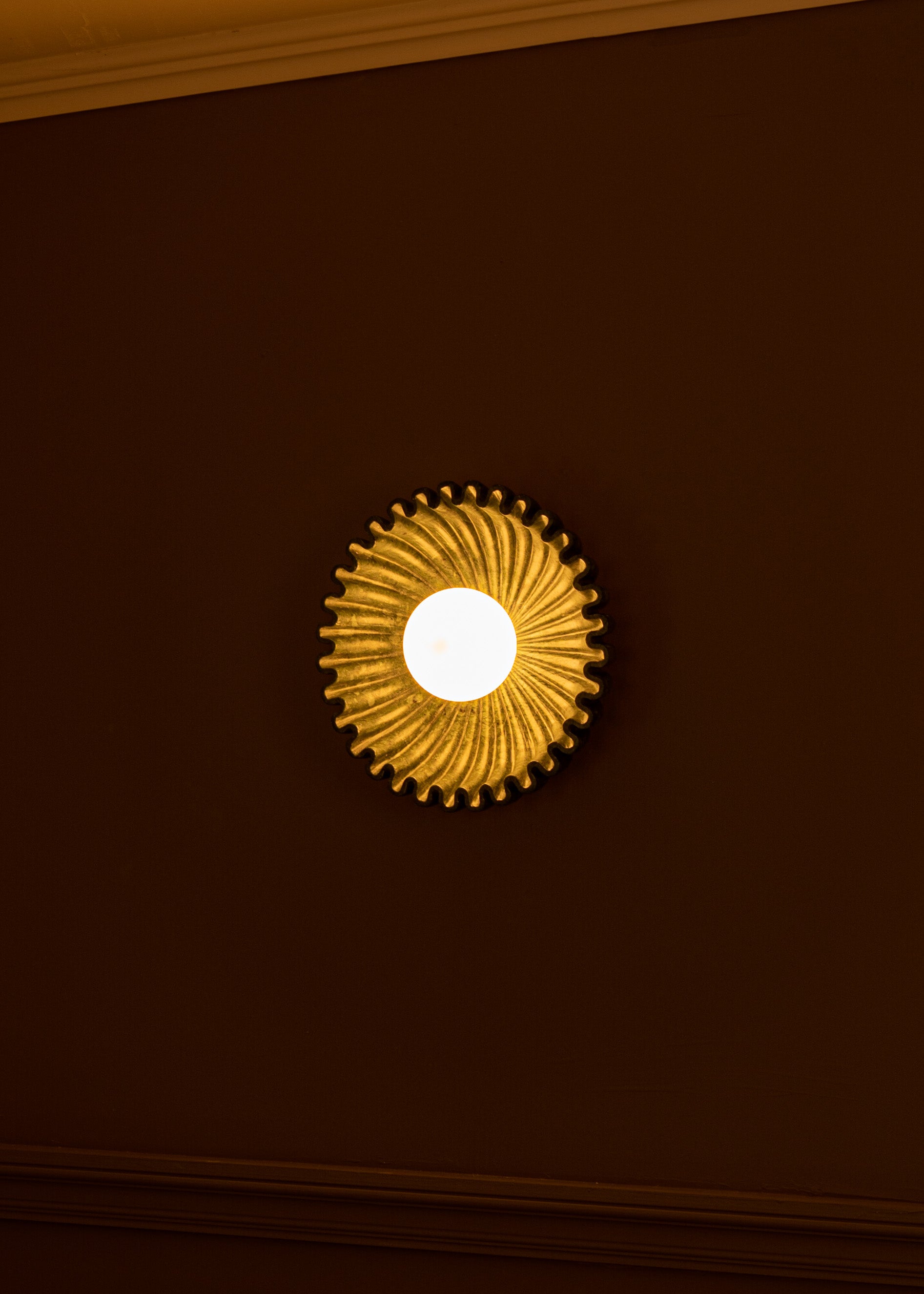 Nástenné svietidlo OSTRO zelený mramor