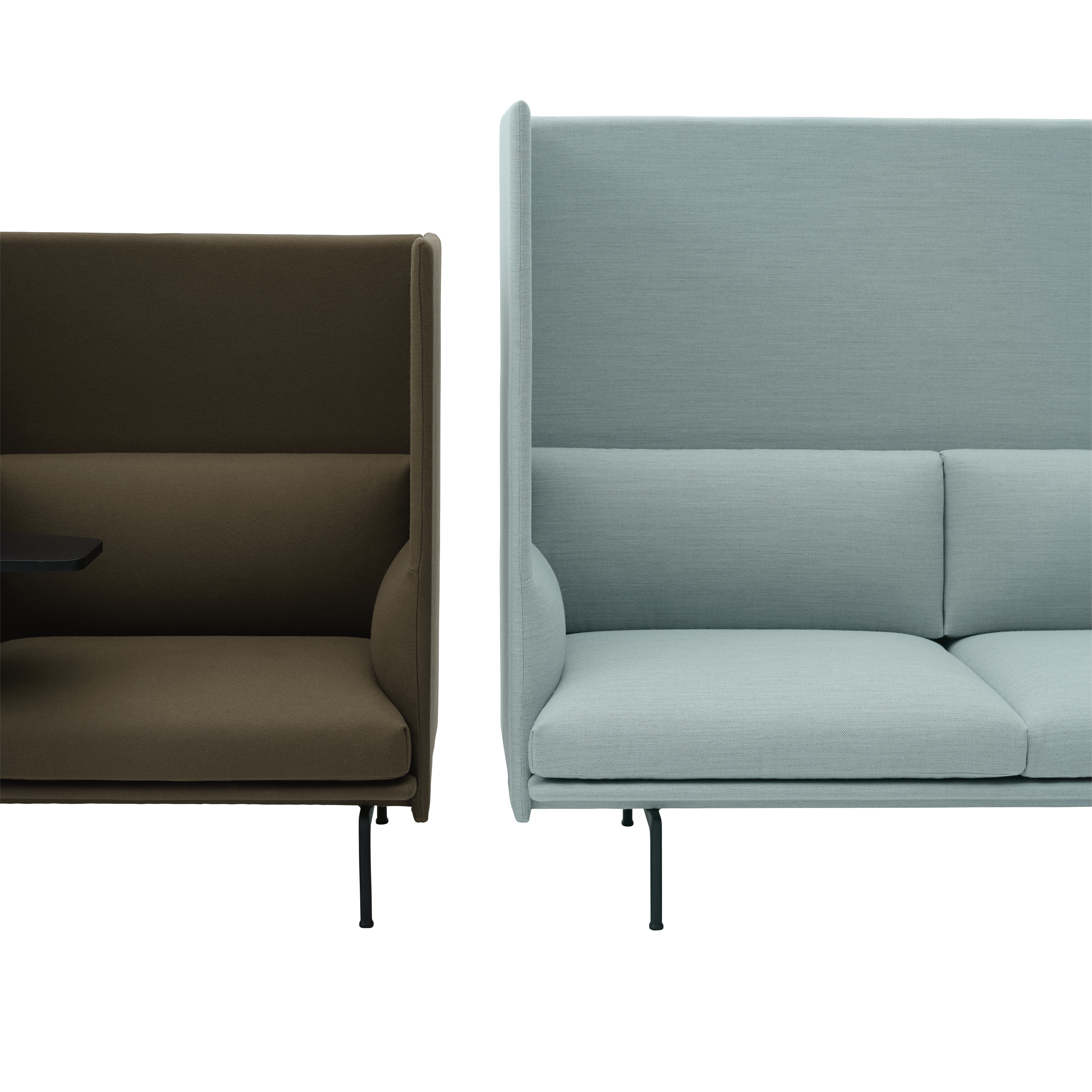 Sofa pre 2 osoby OUTLINE HIGHBACK čalúnená