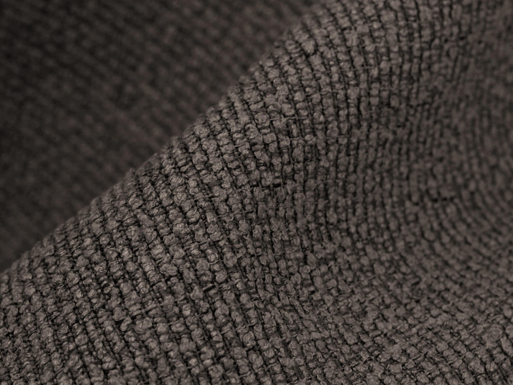 Stolička PAHOA čokoládový boucle s bukovou základňou