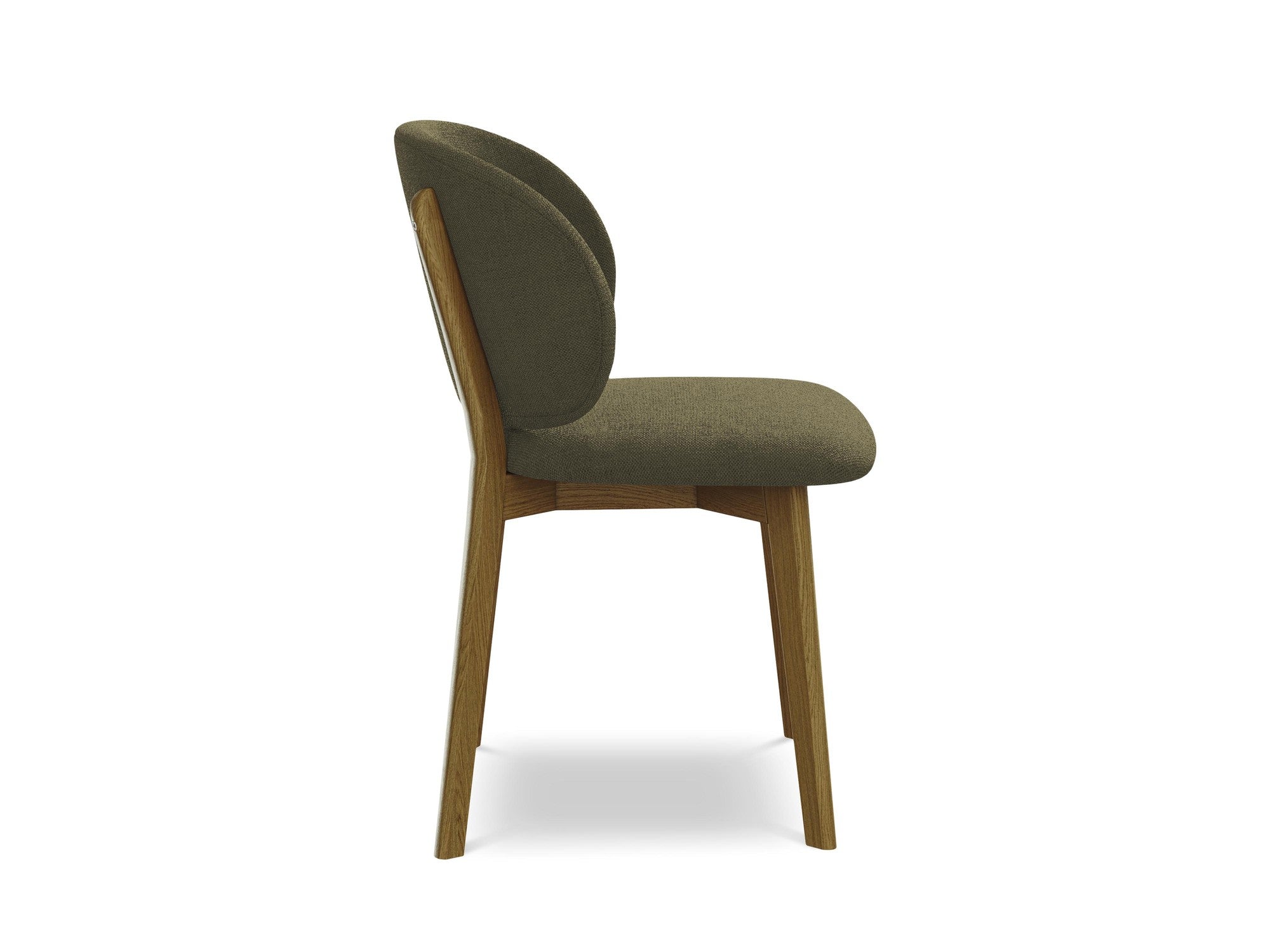 PAHOA Chair in Olive with Beech Base