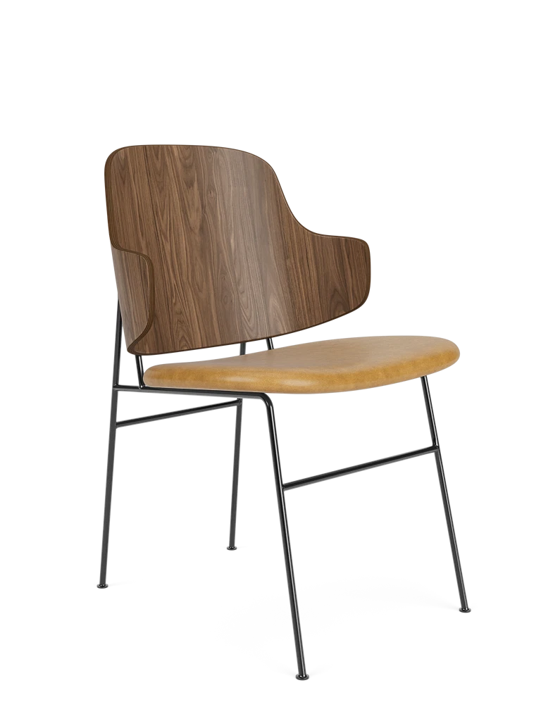 Stolička PENGUIN z koňakovej kože