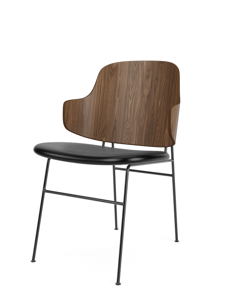 PENGUIN Chair Black Leather