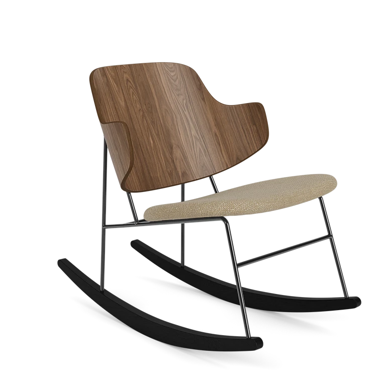 Hojdací kreslo PENGUIN béžové