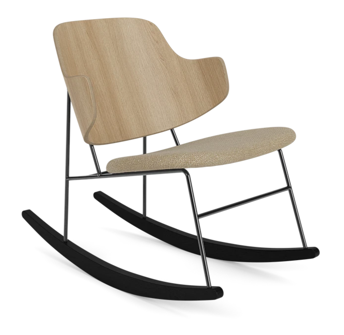 Hojdací kreslo PENGUIN béžové