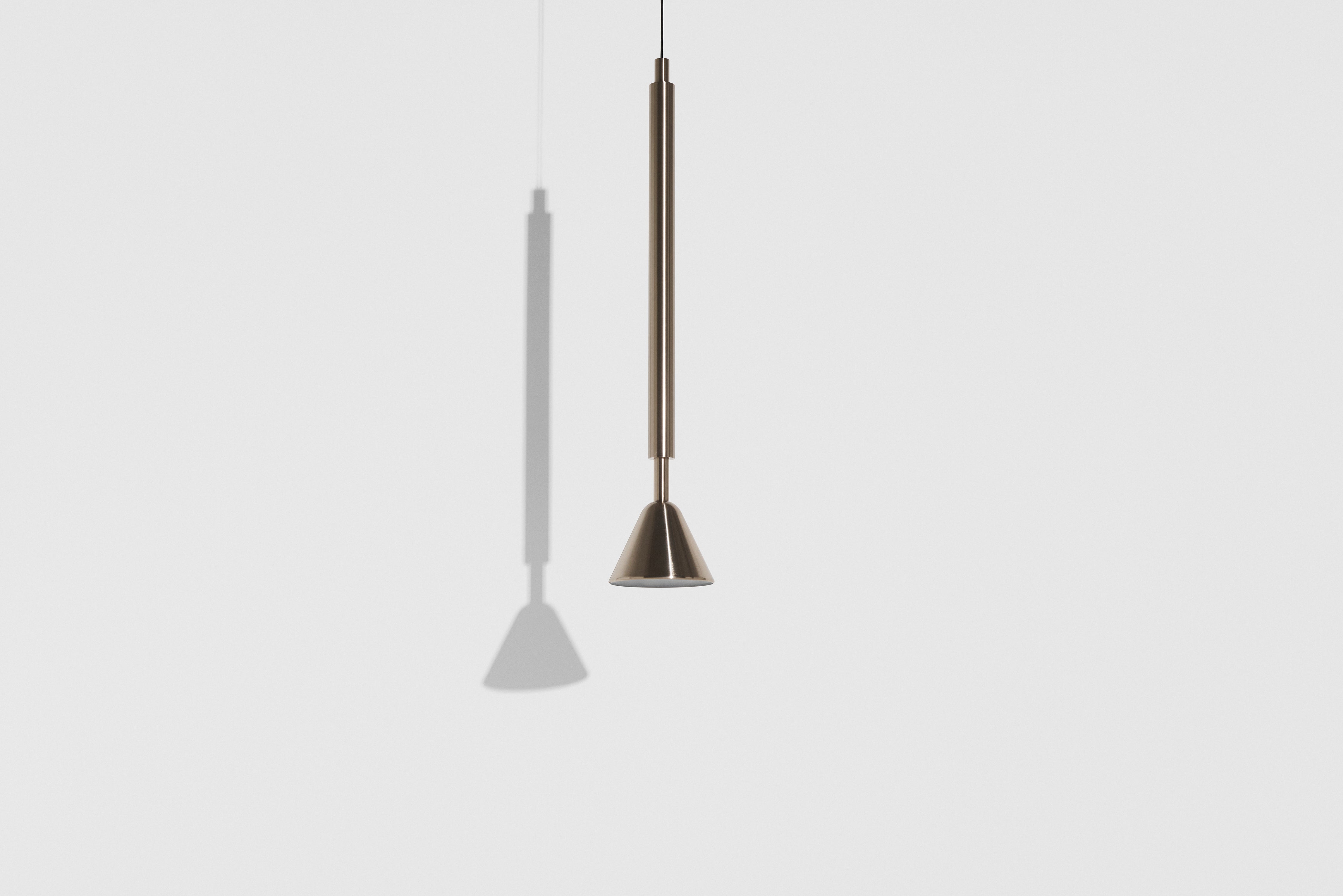 Lampa wisząca PYL polerowana stal
