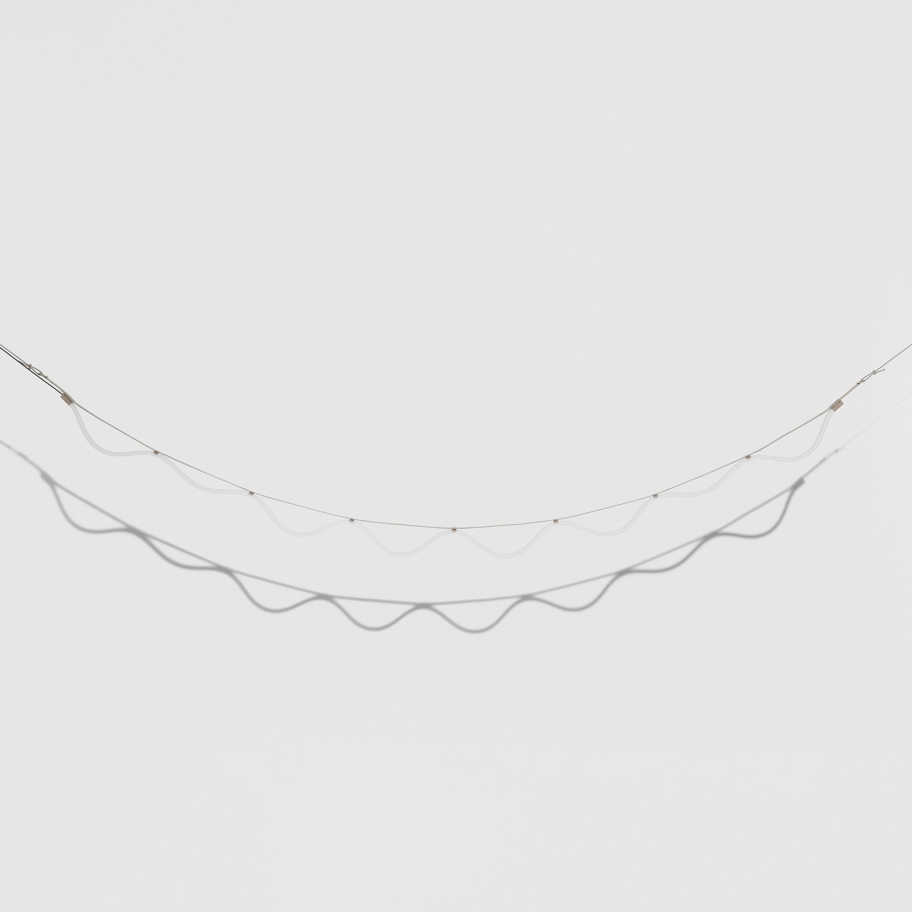 Lampa visiacá SPLINE béžová s modrou