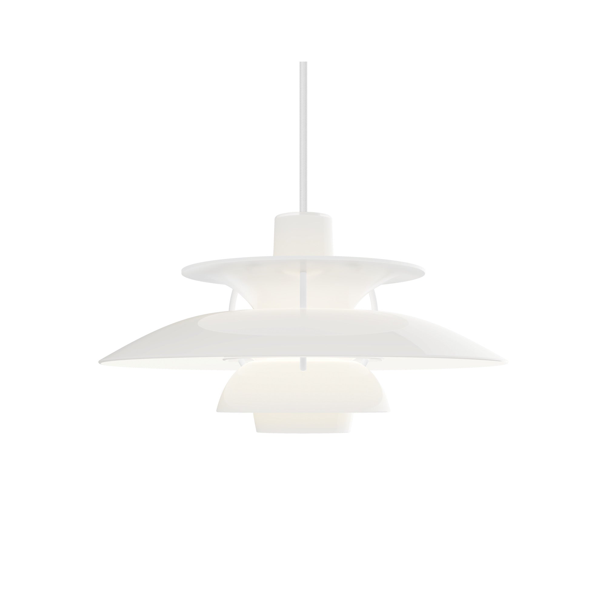Lampa wisząca PH 5 OPAL biały