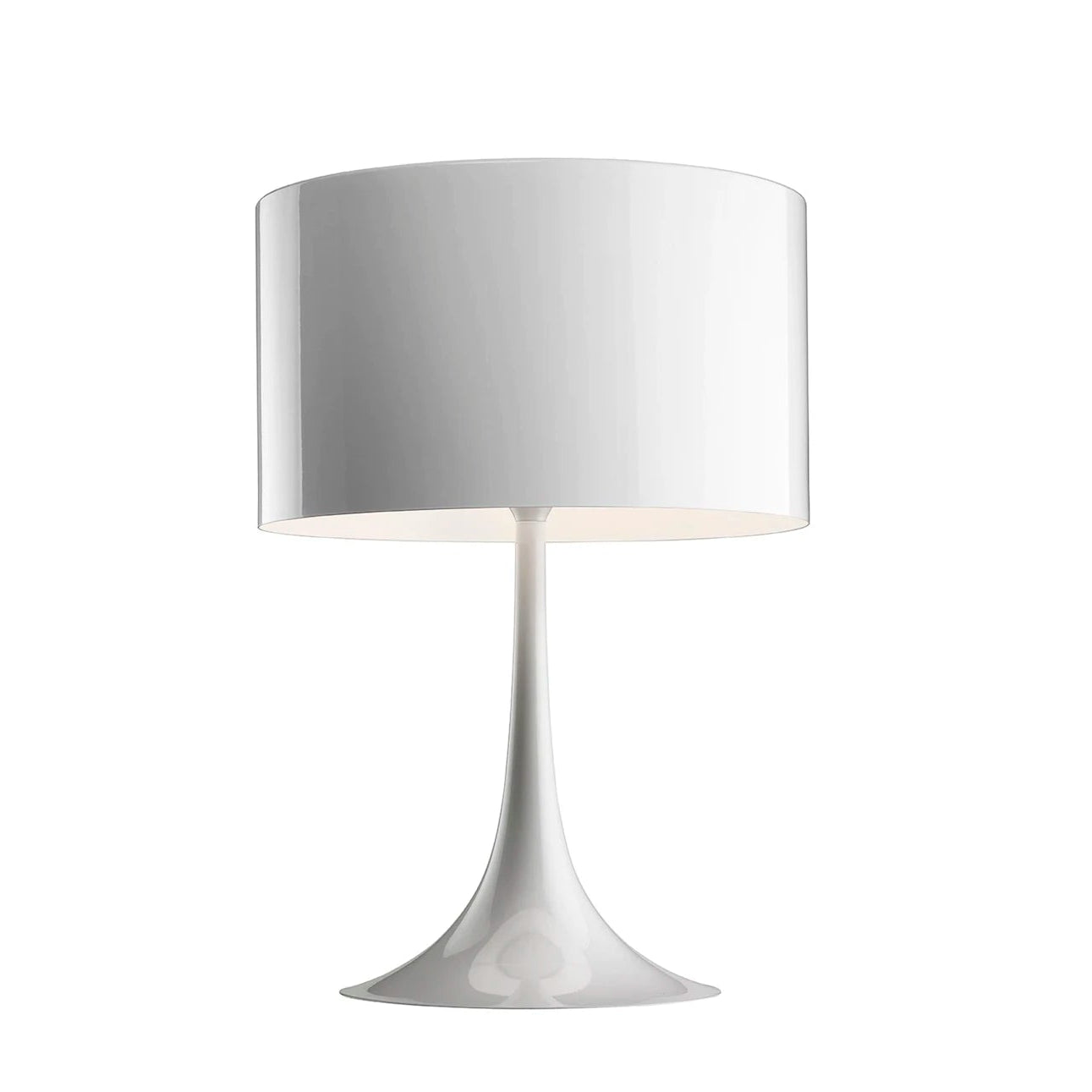 Stolná lampa SPUN LIGHT biela