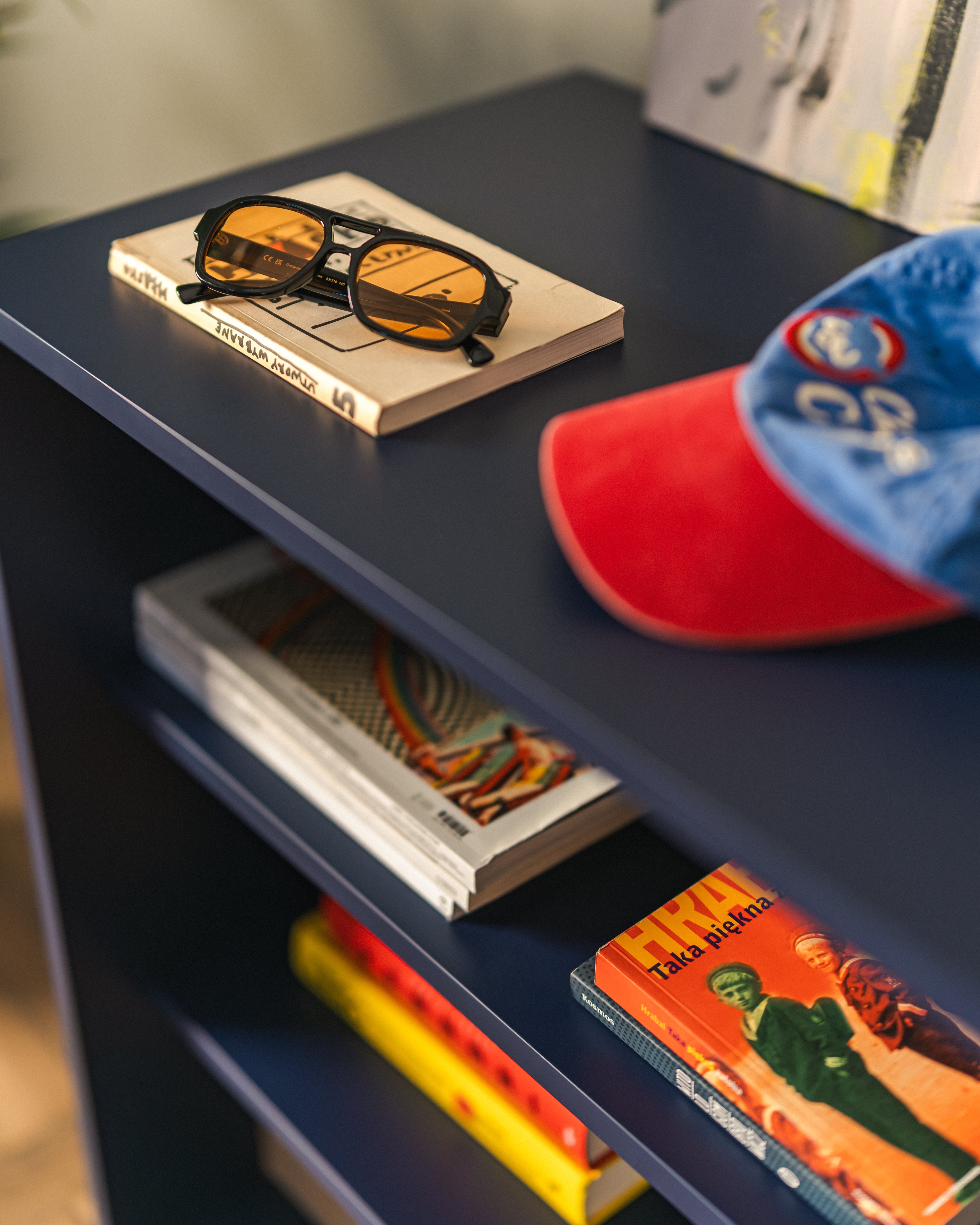 PAC cobalt blue chest of drawers