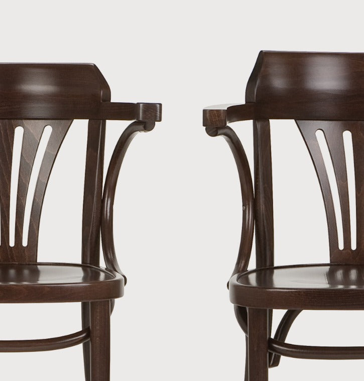 Chair with lockbooks B-5182 beech wood
