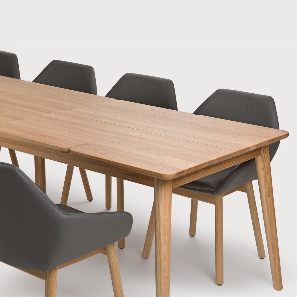 Rozkladací stôl LUNGO lite z dubového dreva