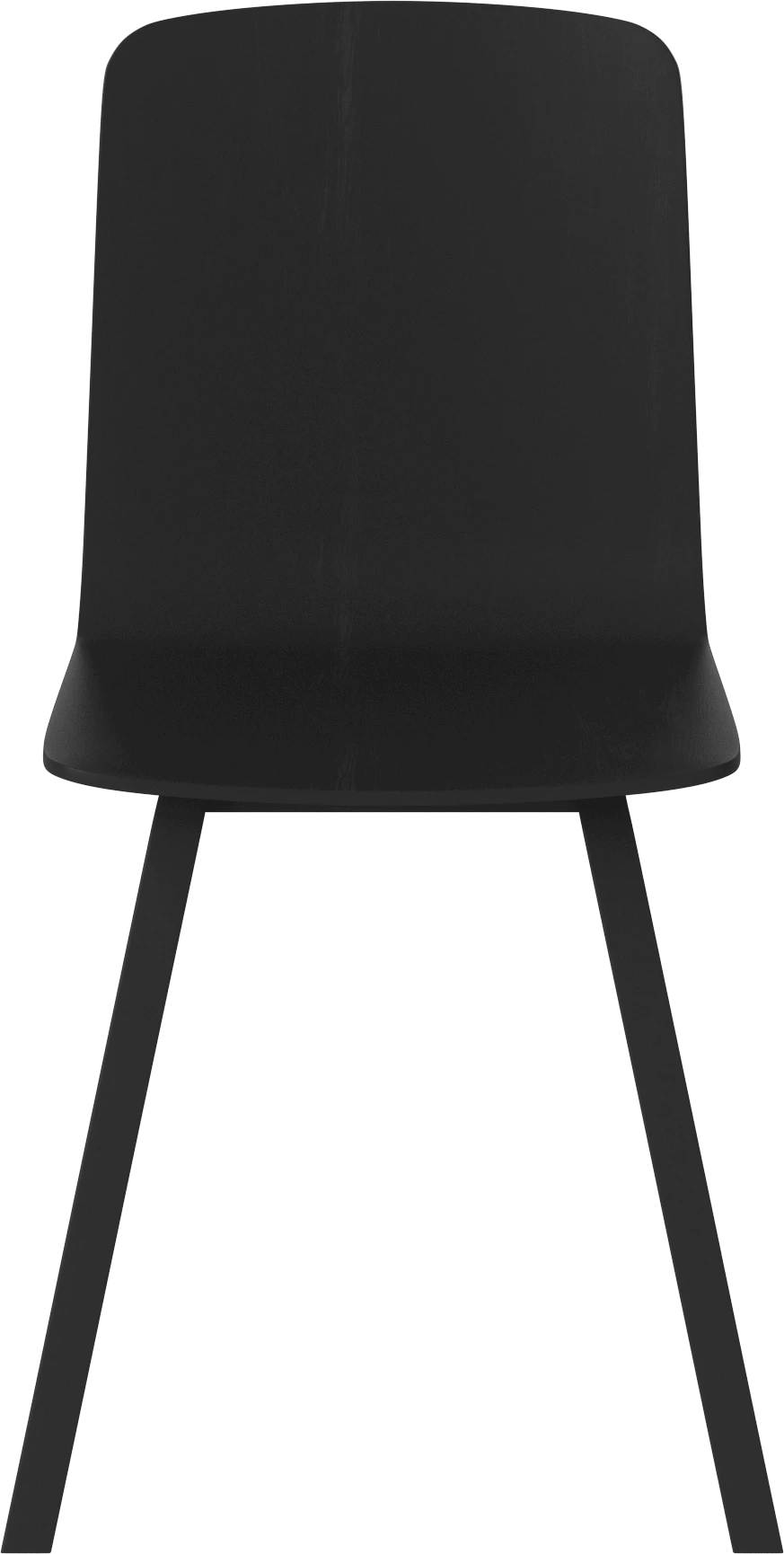 Stolička PALM čierny dubový dyha