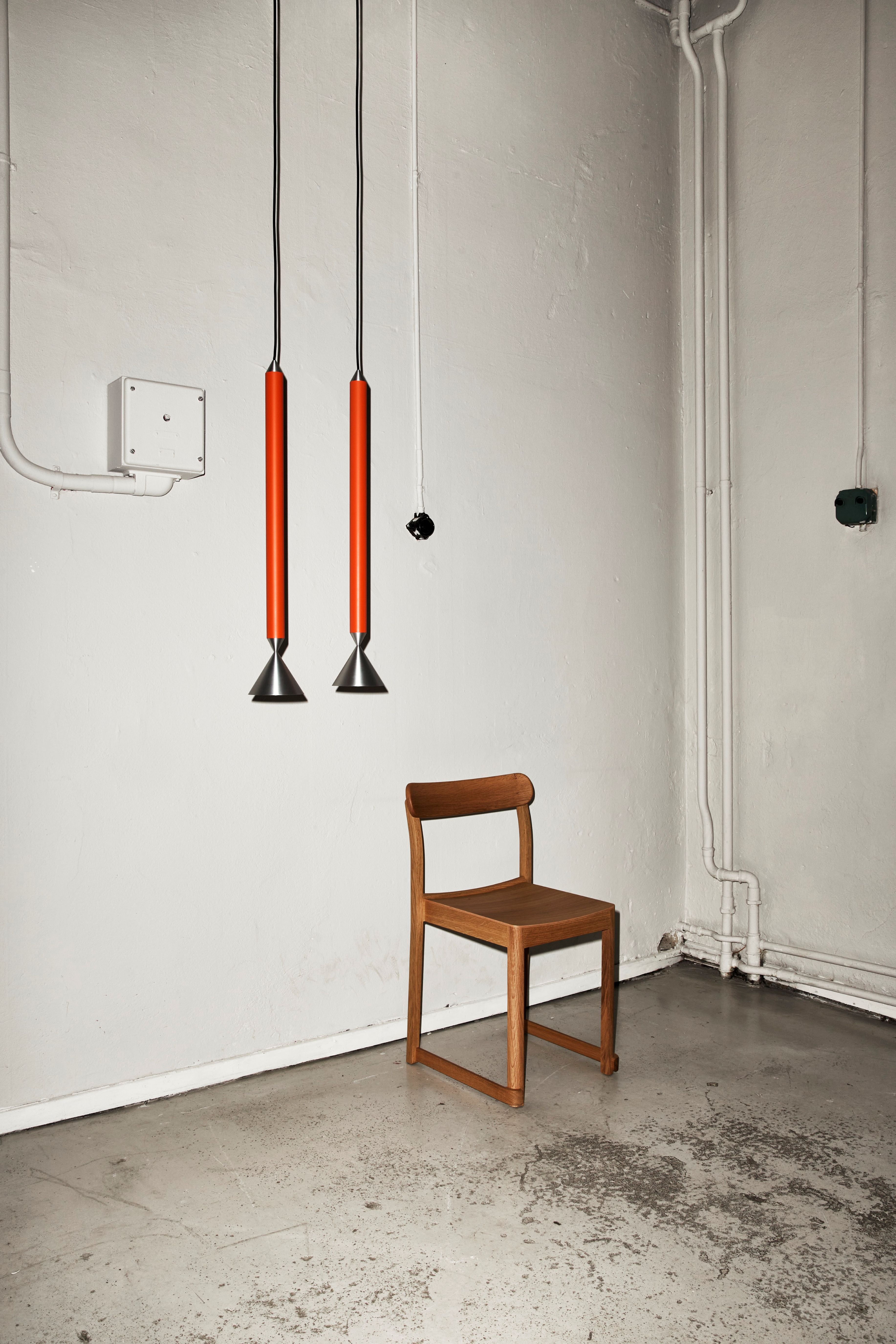 Závesná lampa APOLLO GRAND červená pomaranč