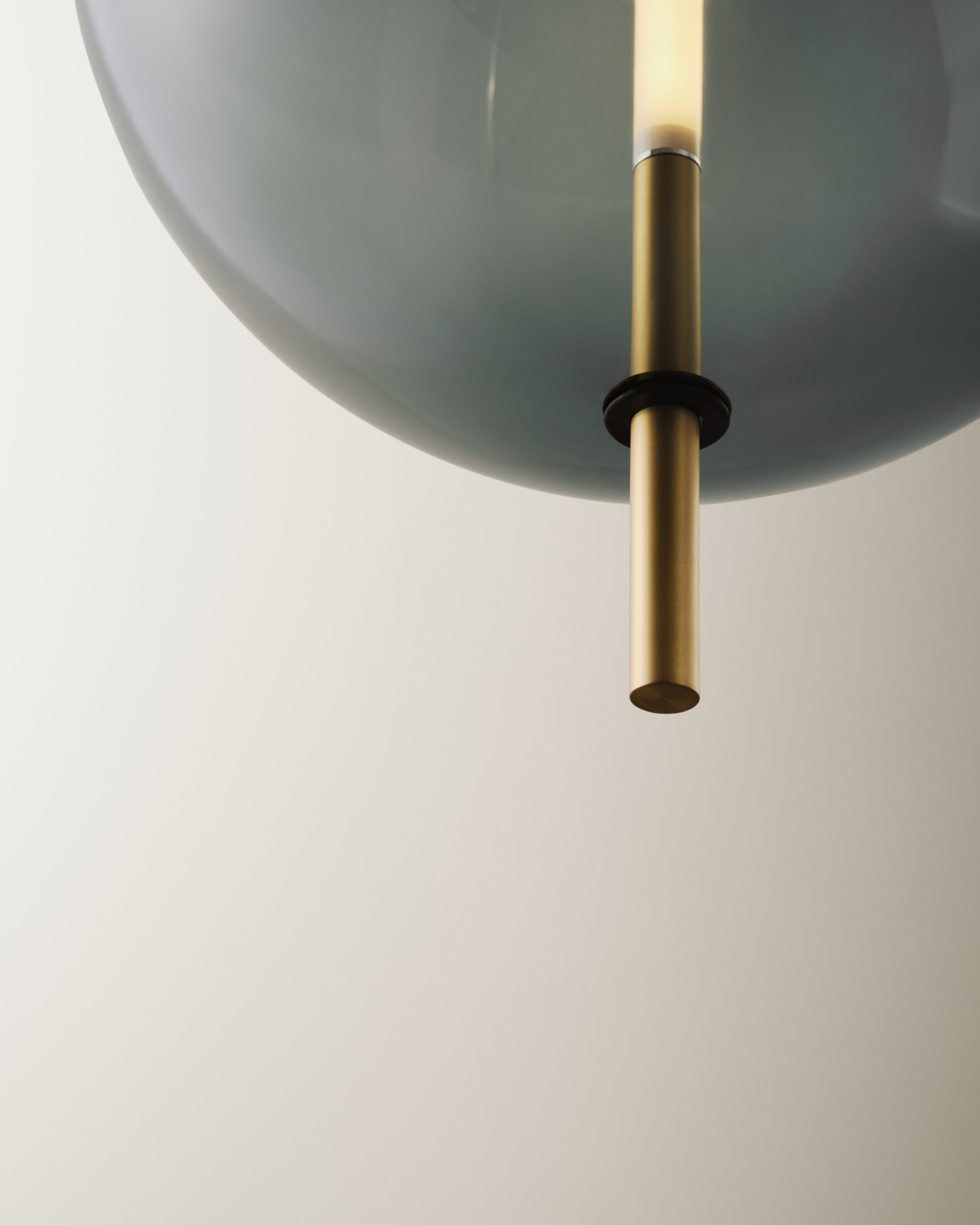 Závesná lampa KANDINSKY šedé sklo