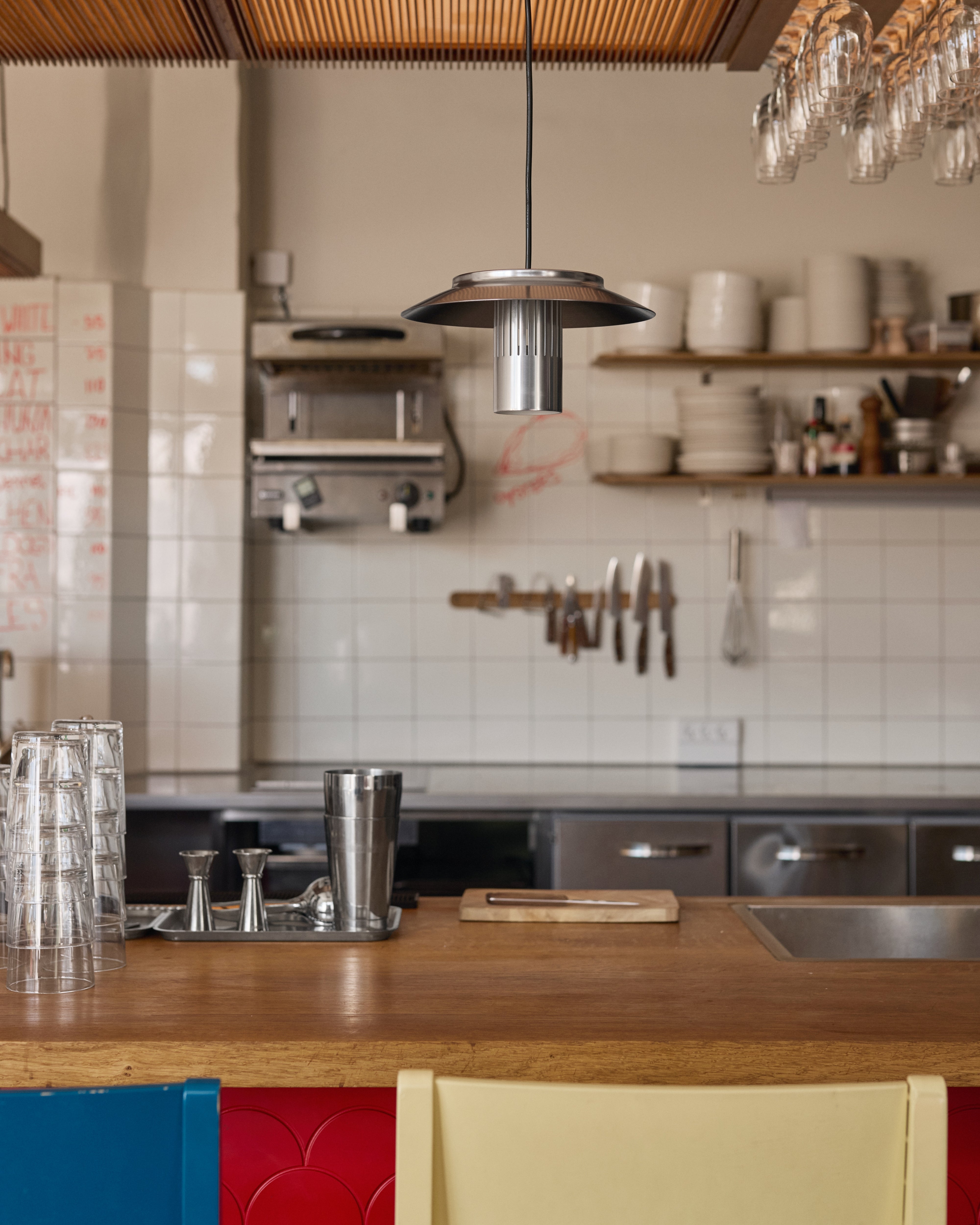 Závesná lampa LILLE strieborná