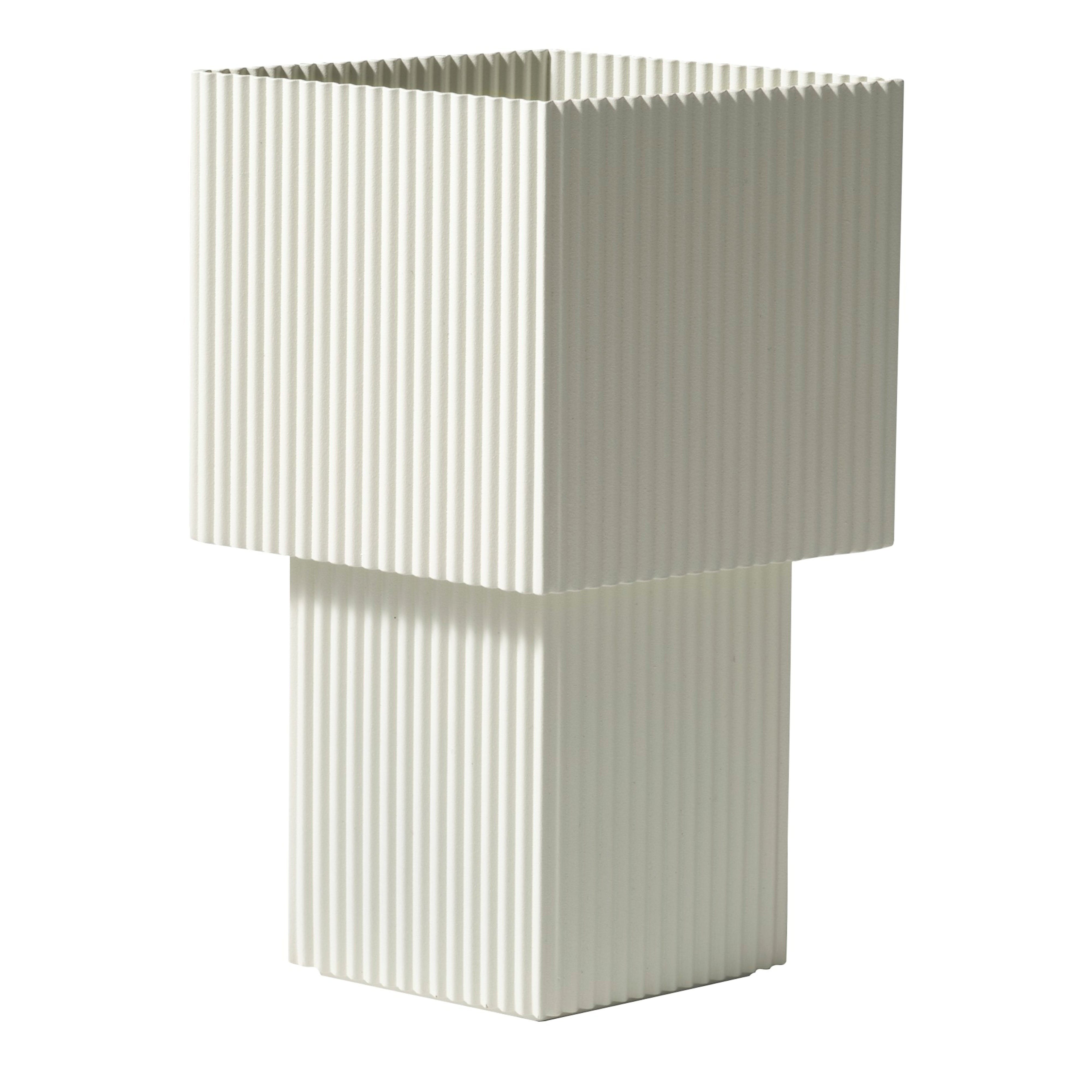 Stolná lampa ROMB MINI biela