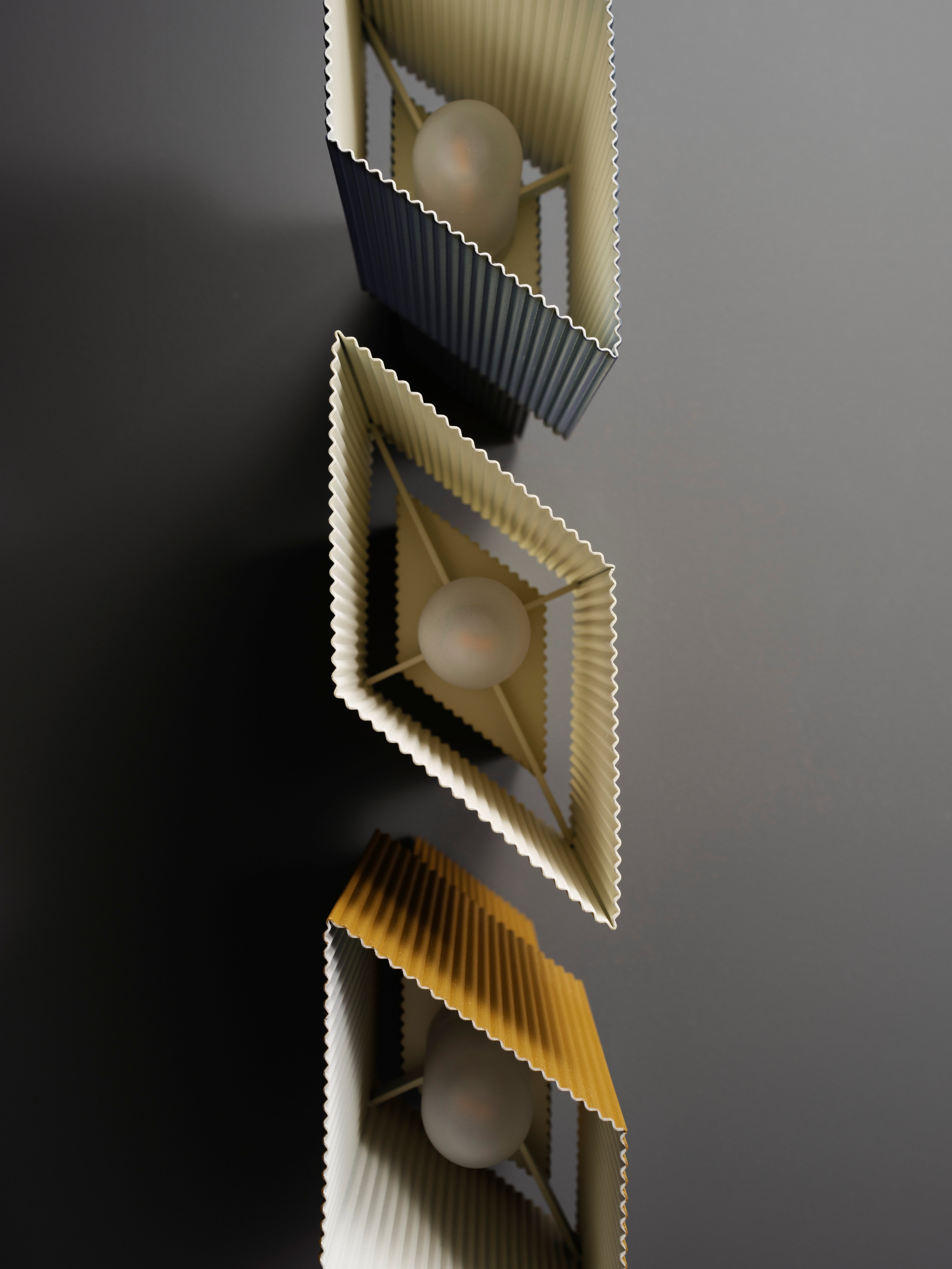 Stolná lampa ROMB MINI tmavomodrá