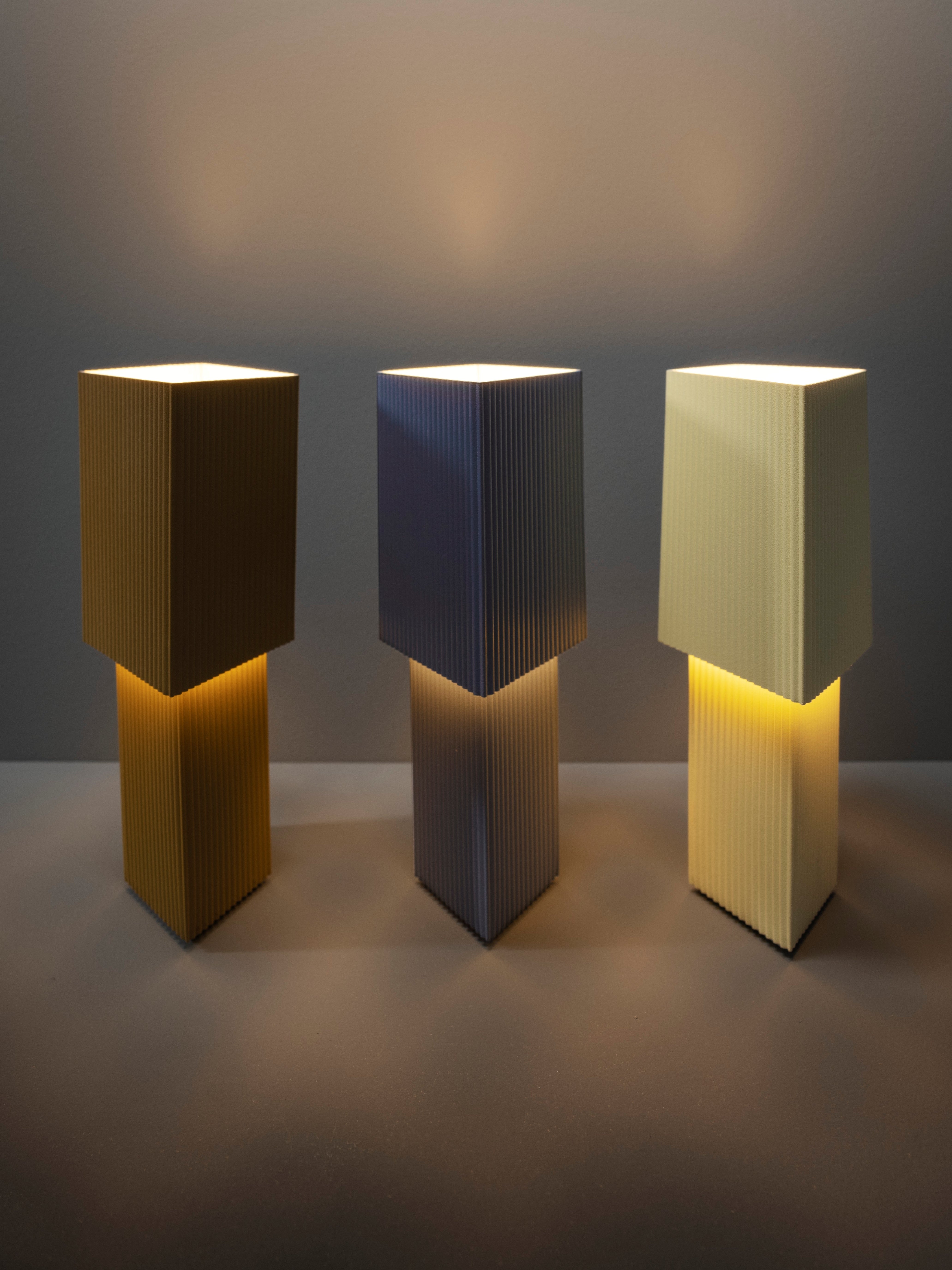 Stolná lampa ROMB MINI tmavomodrá