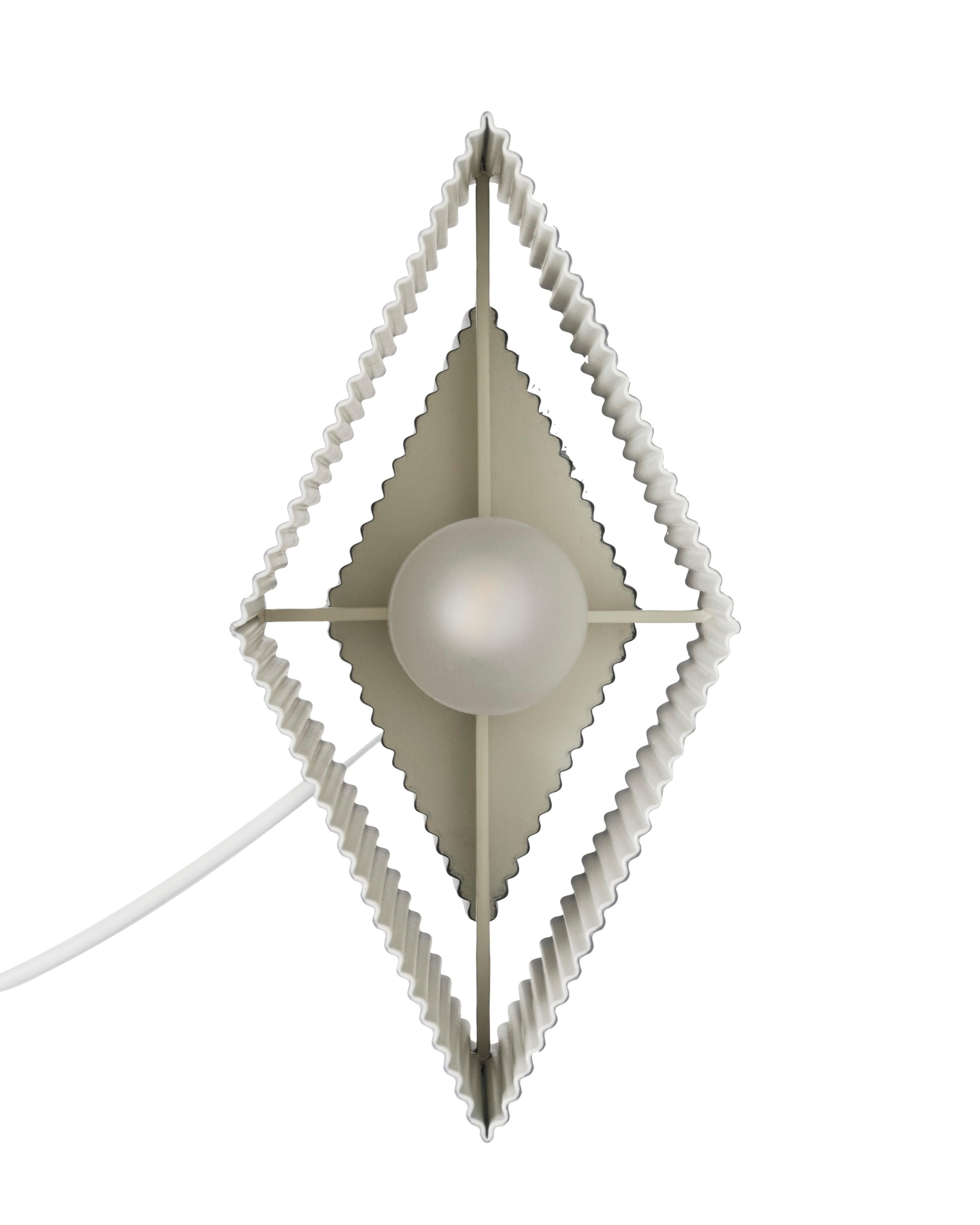 Stolná lampa ROMB MINI biela