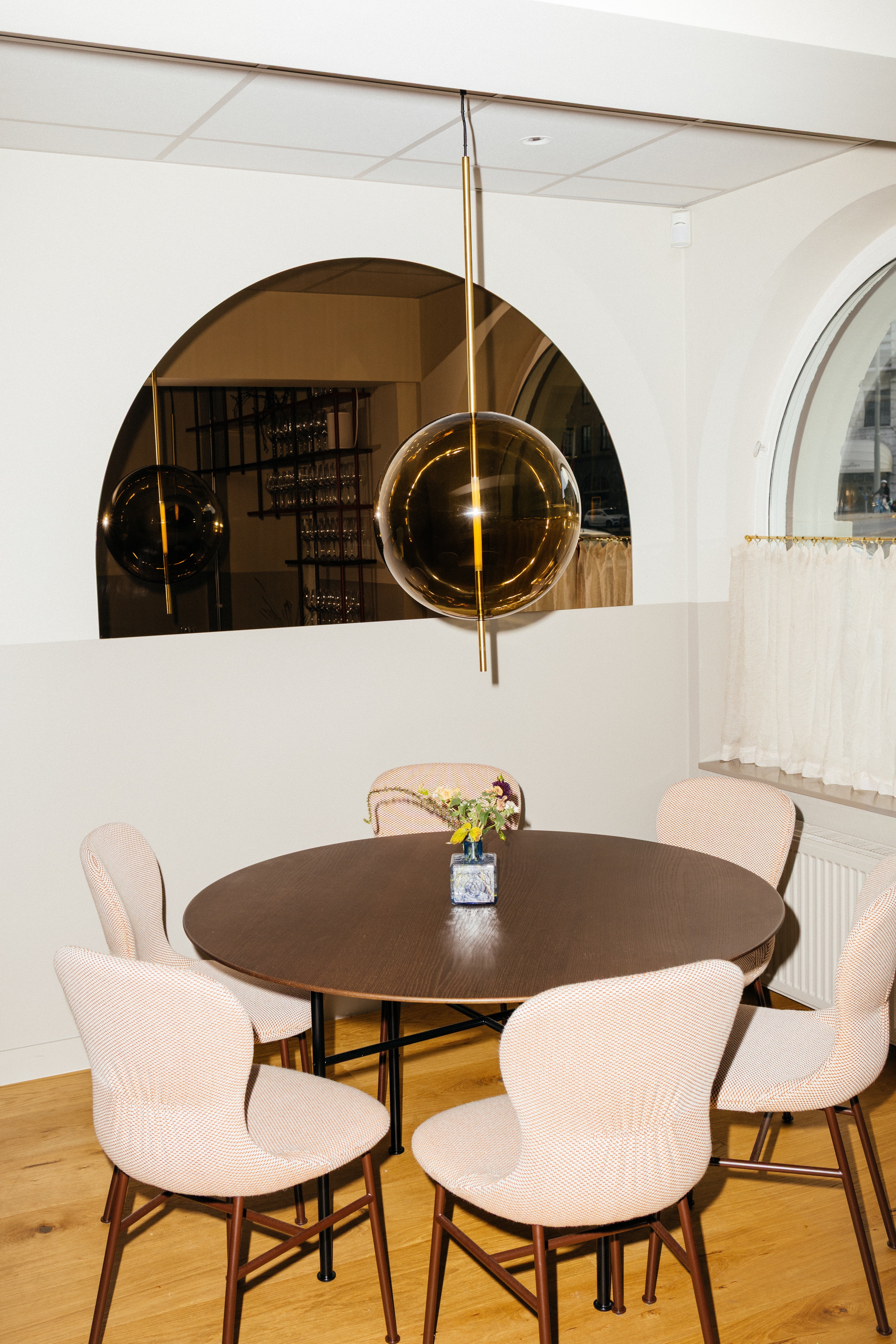 Závesná lampa KANDINSKY hnedá