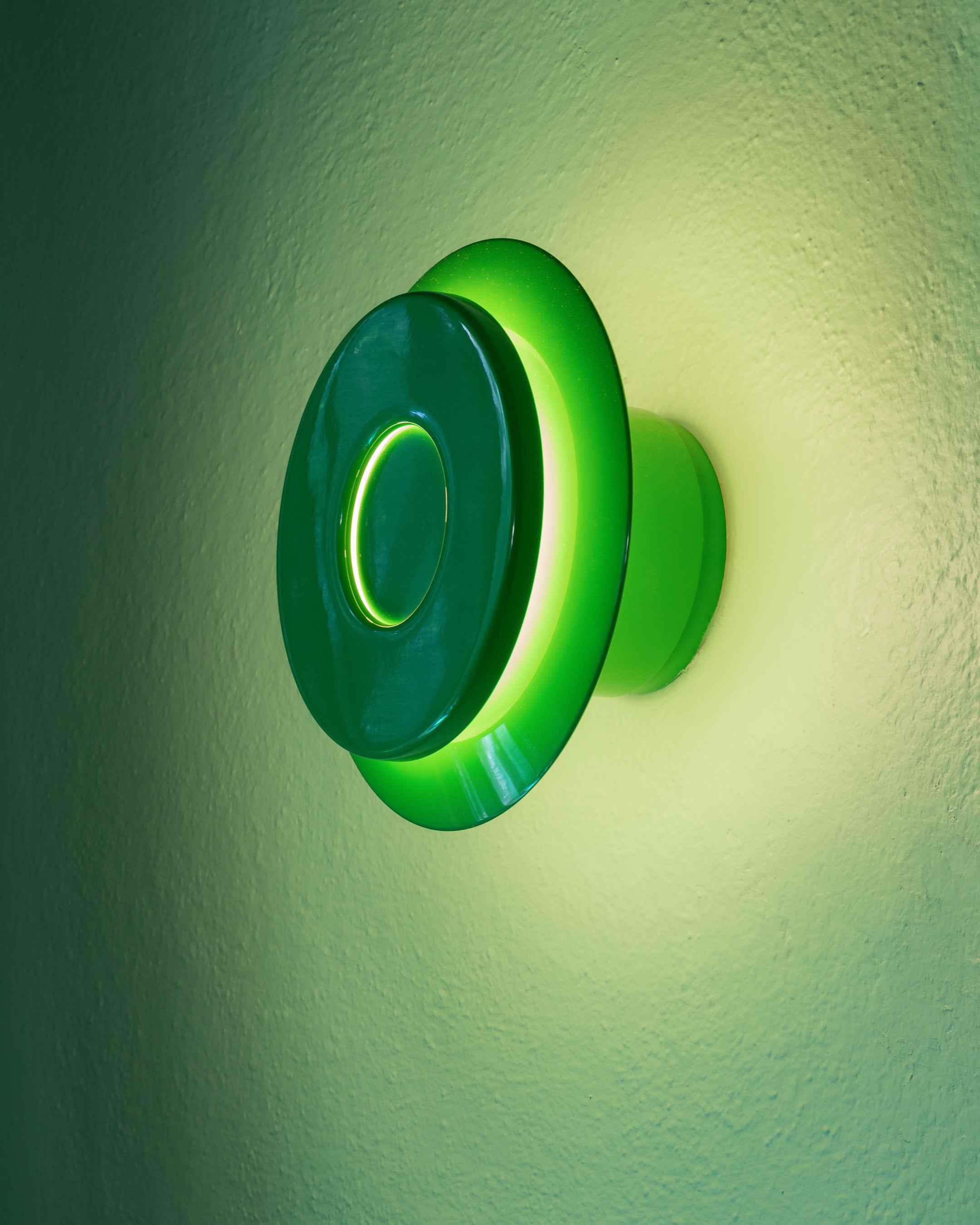 Nástenná lampa LILLE zelená