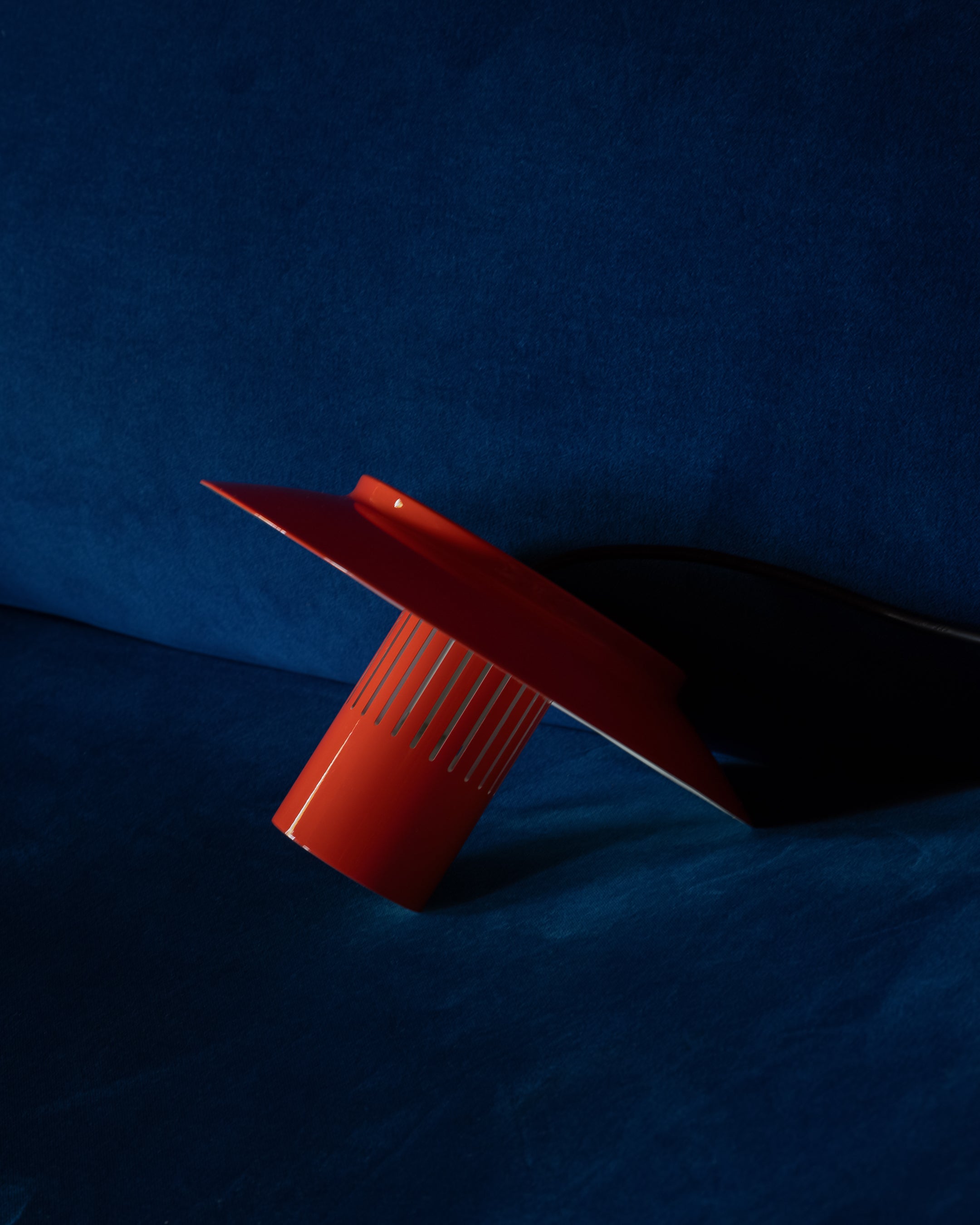 Závesná lampa LILLE červená pomaranč