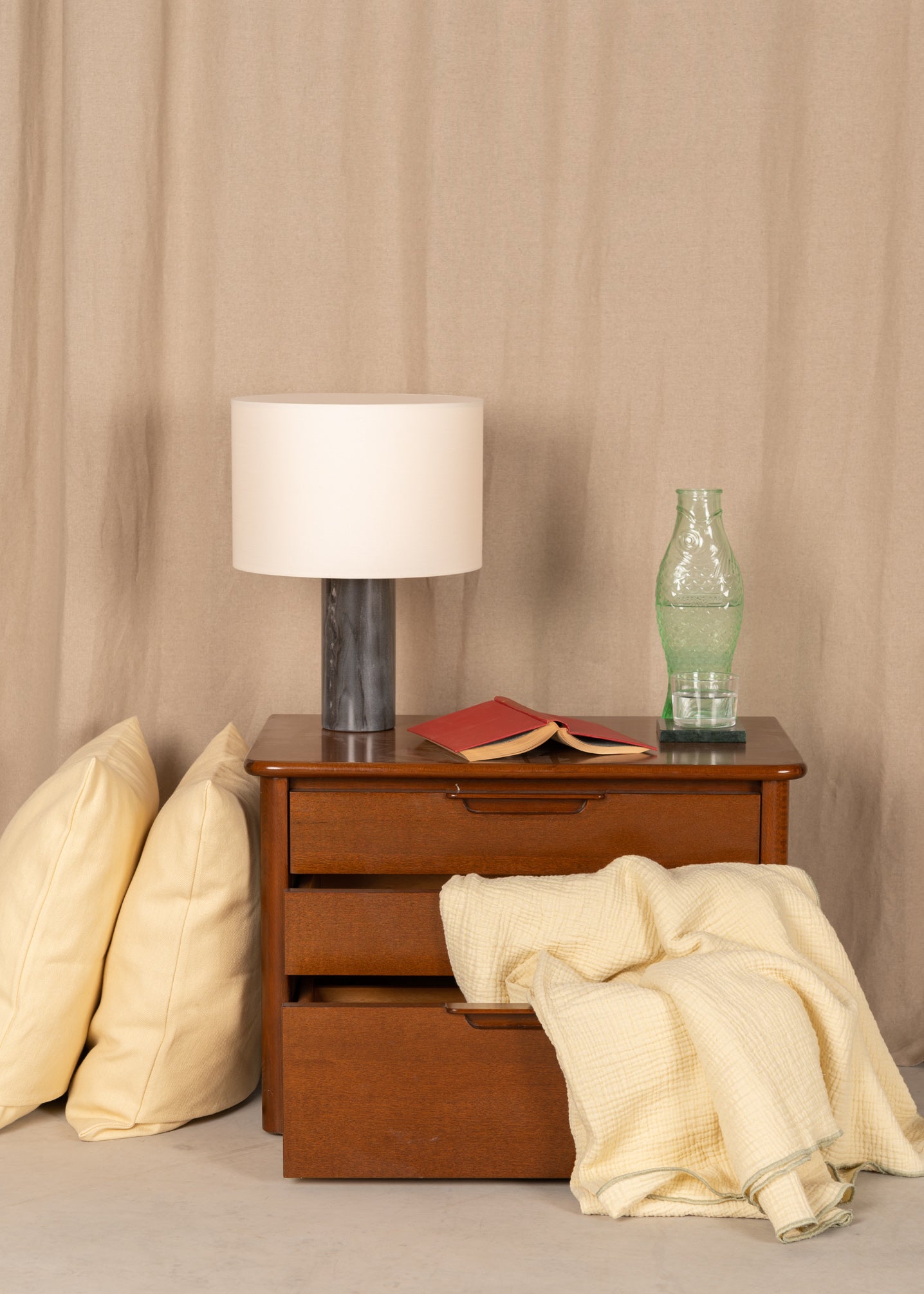 PIPITO Table Lamp Black Marble