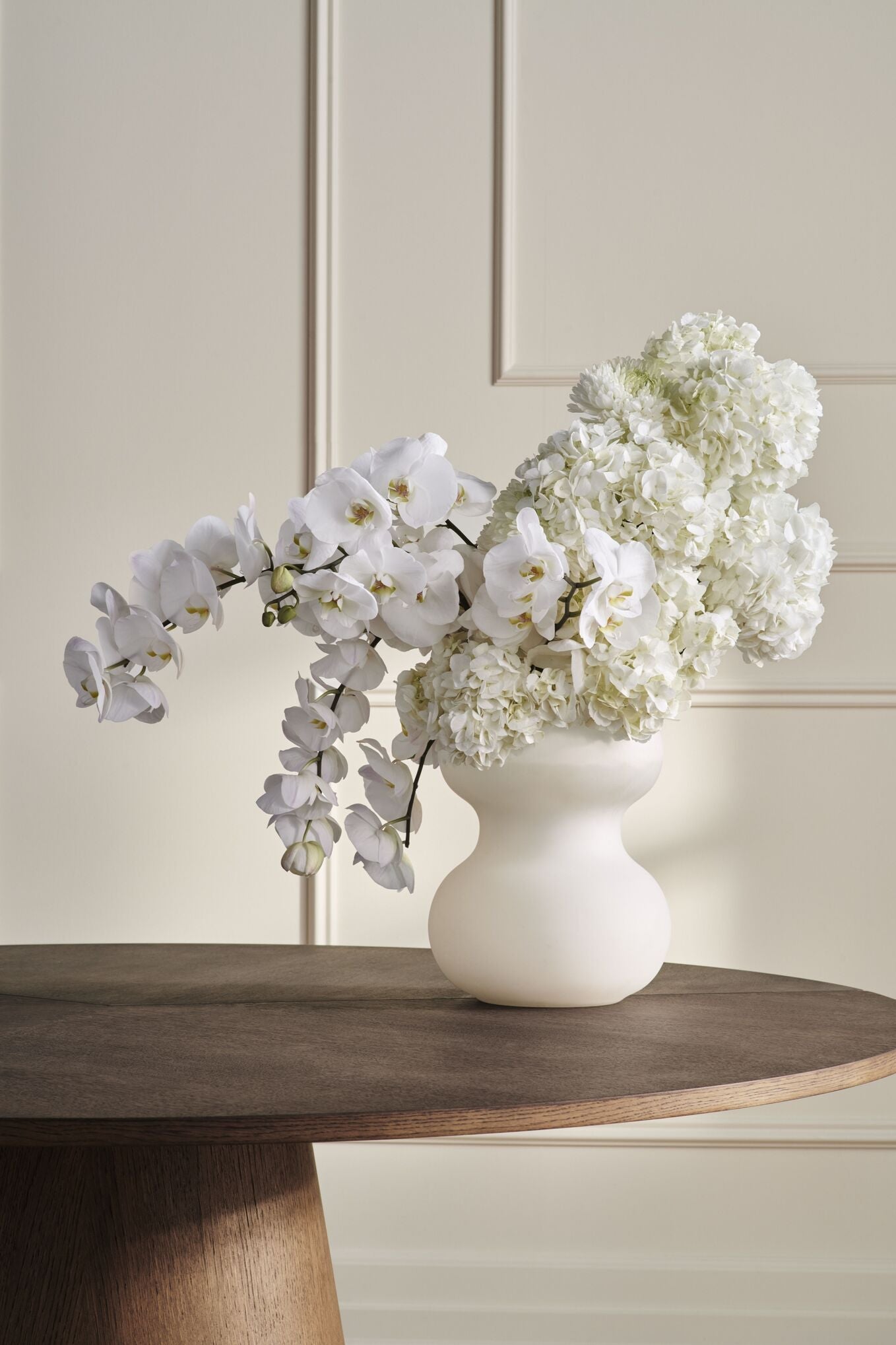 Stôl PIRO bielený dyha dubová