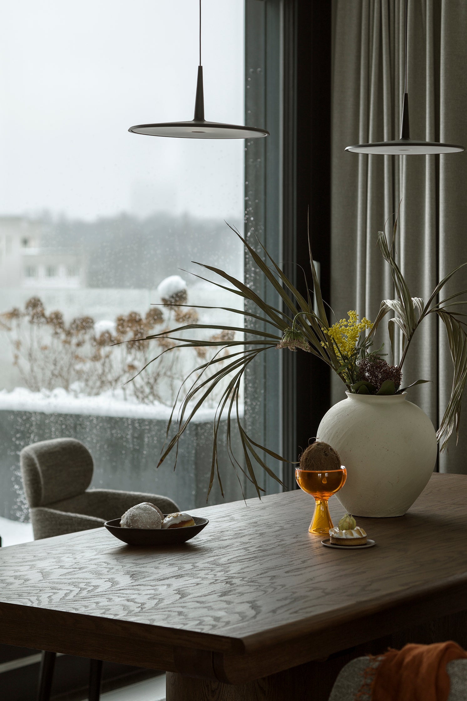 Pohár na zmrzlinu VEĽKÁ LÁSKA oranžový