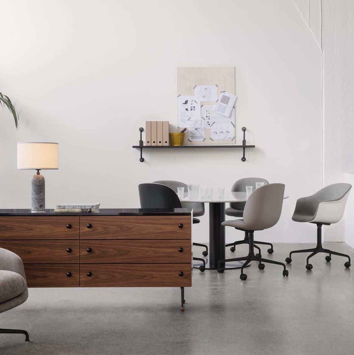 DEMON shelf black ash wood