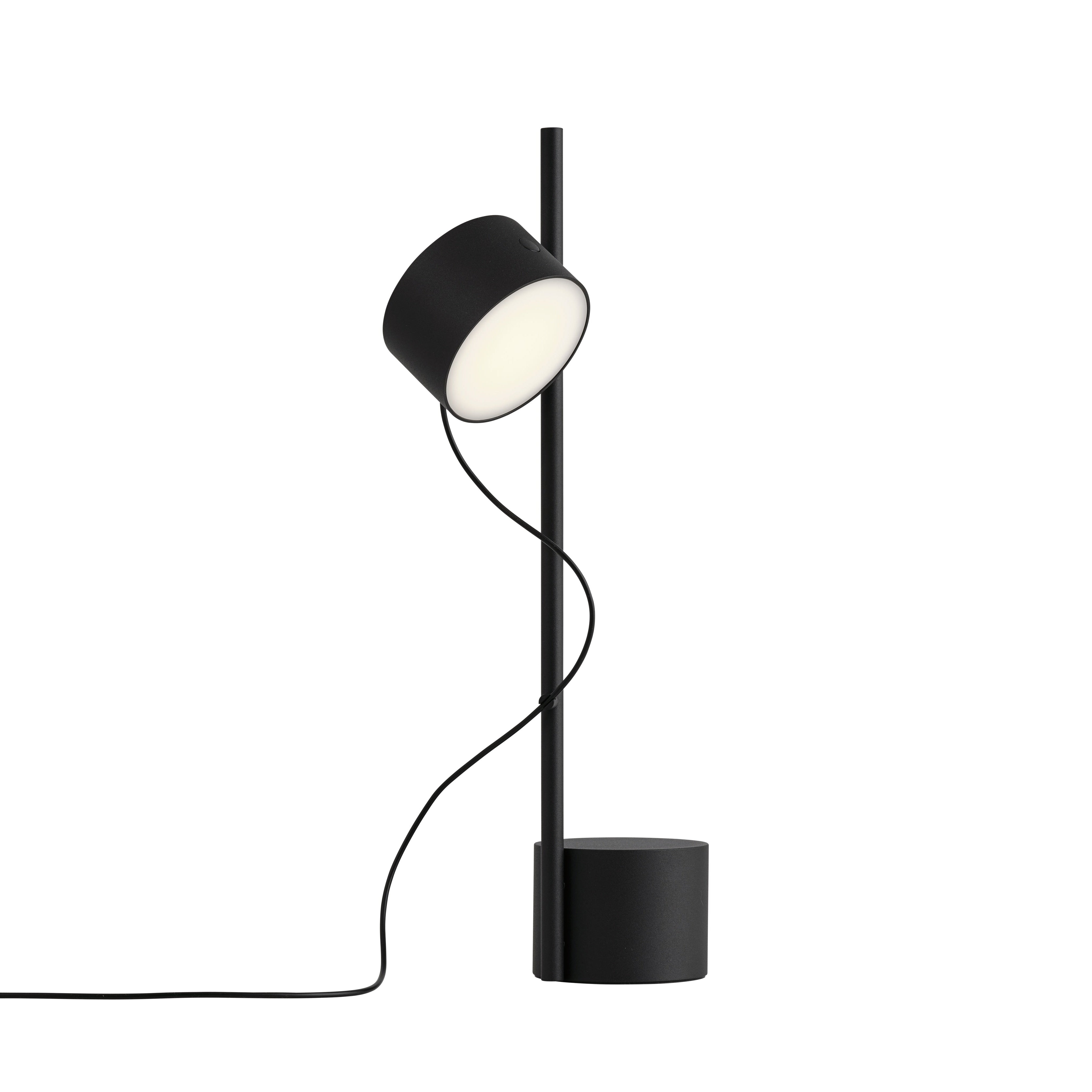 Stolná lampa POST čierna