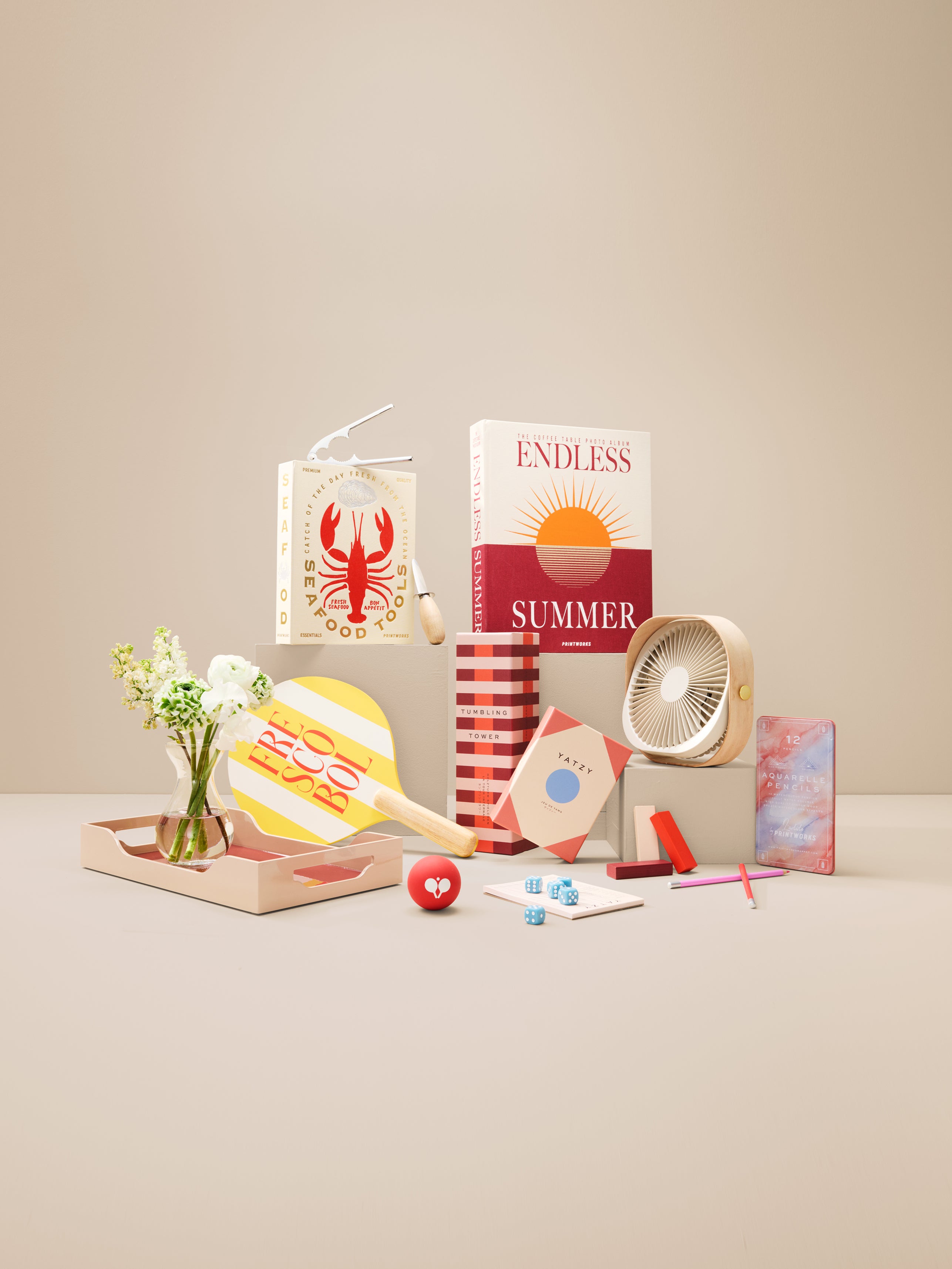 Fotoalbum ENDLESS SUMMER bordové s béžovým