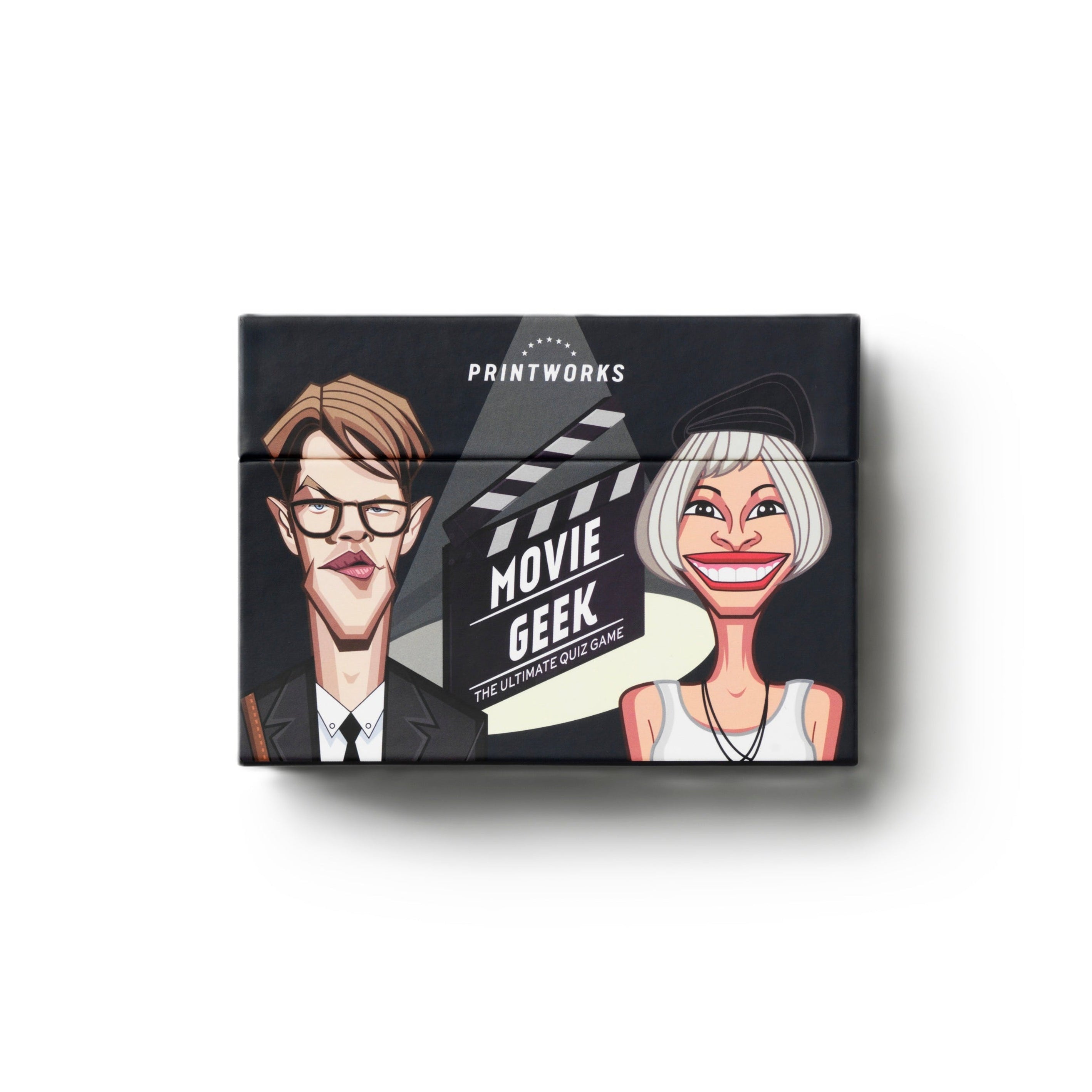 Hra asociácií TRIVIA GAME MOVIE GEEK čierna