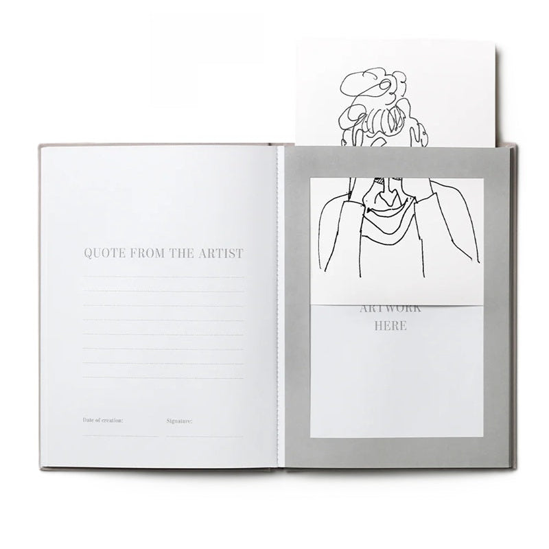 Album na kreslenie GREAT ART béžový so zlatým