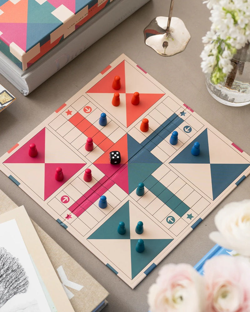 Hracía doska LUDO viacfarebná