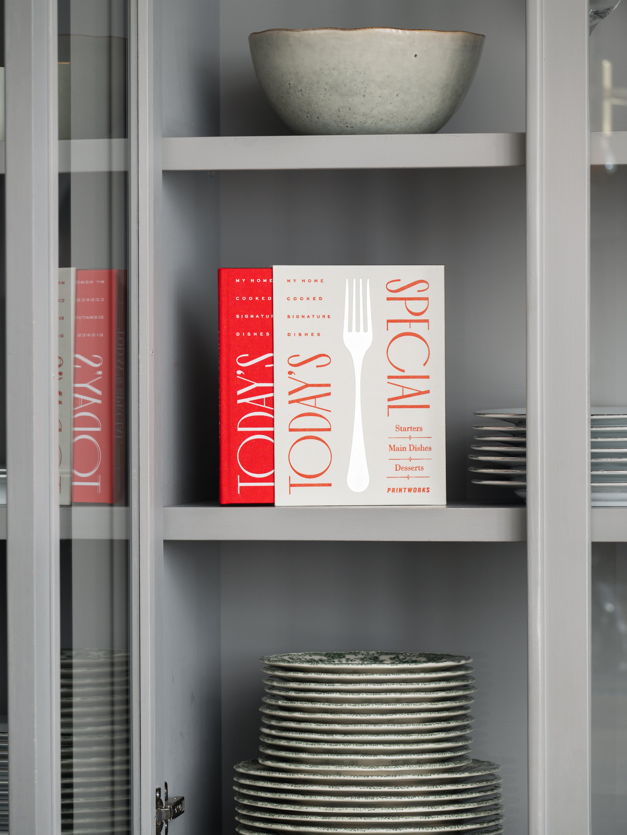 Kniha receptov TODAY'S SPECIAL červená s bielou