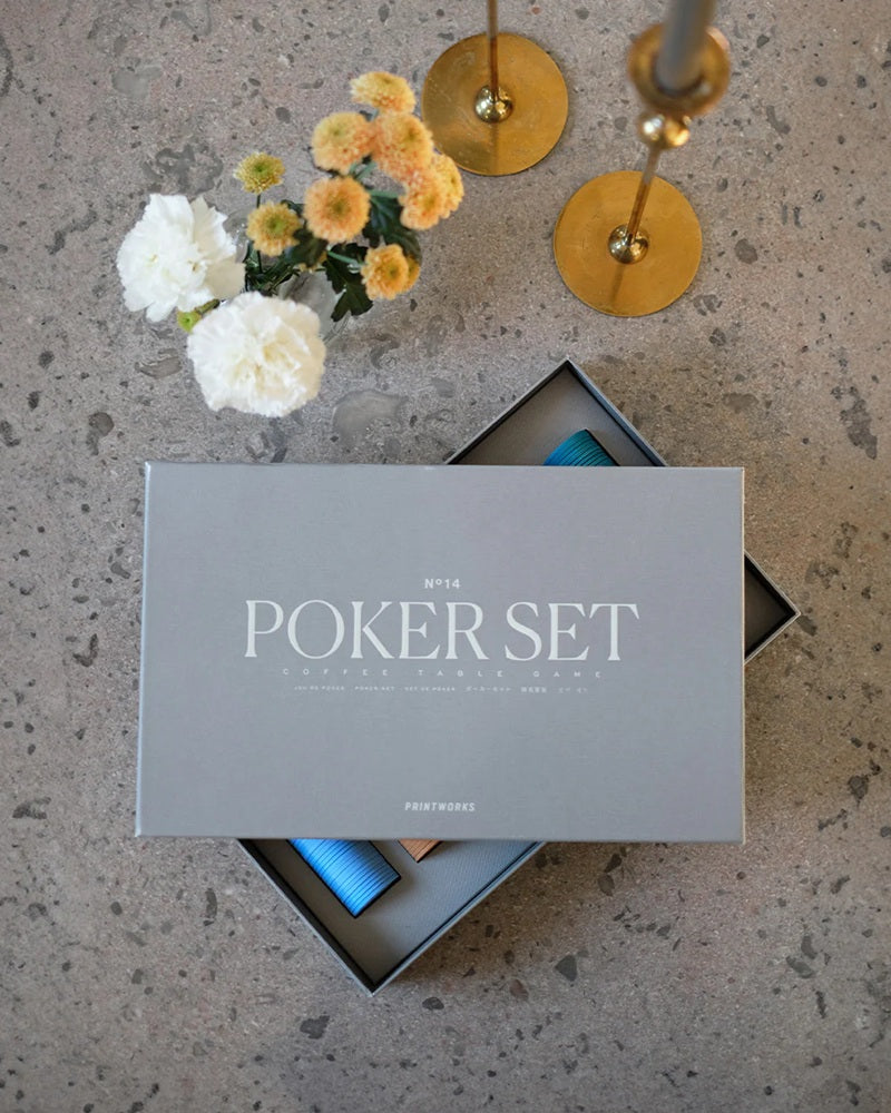 Súprava na poker POKER SET šedá