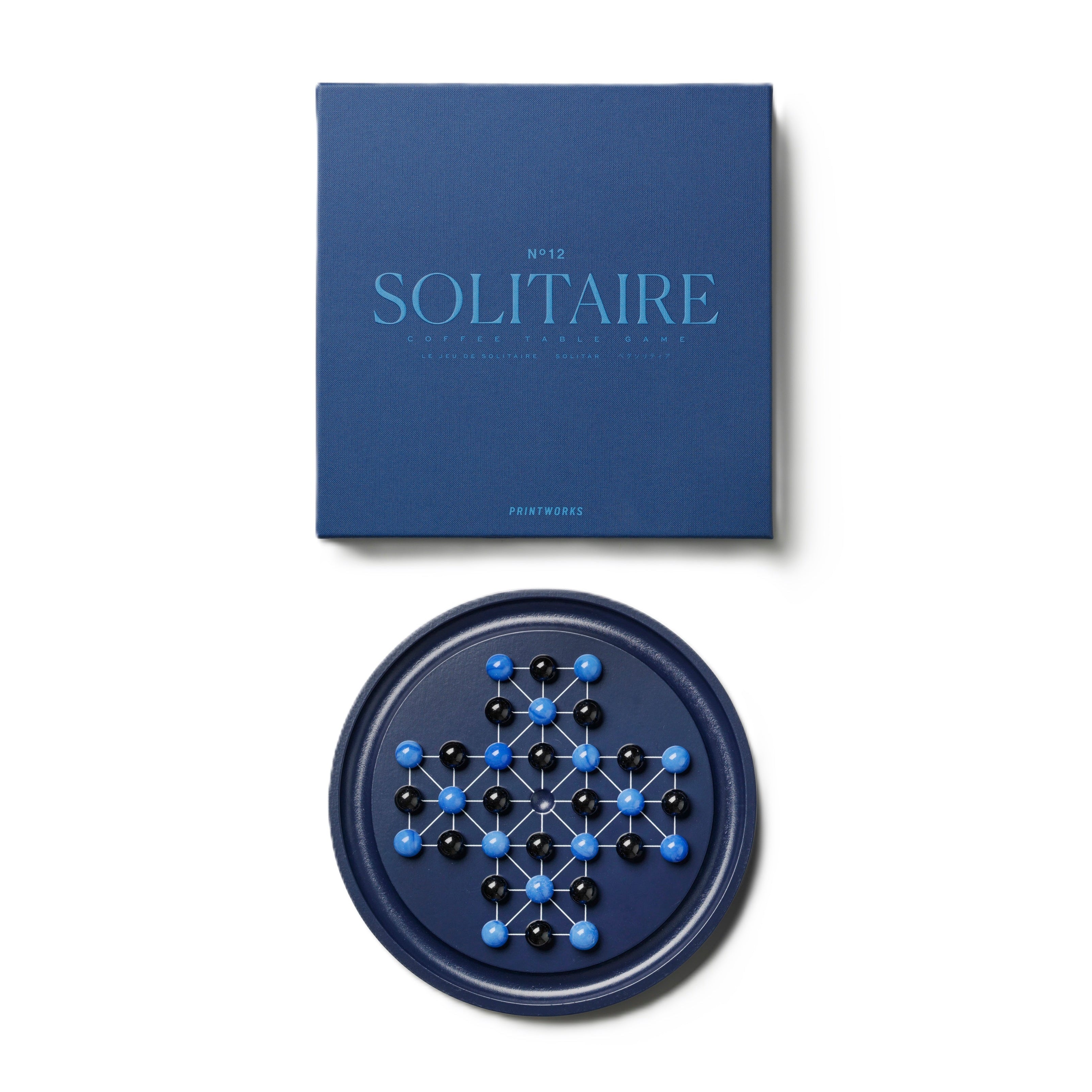 Hra strategická SOLITAIRE PATIENCE granátová
