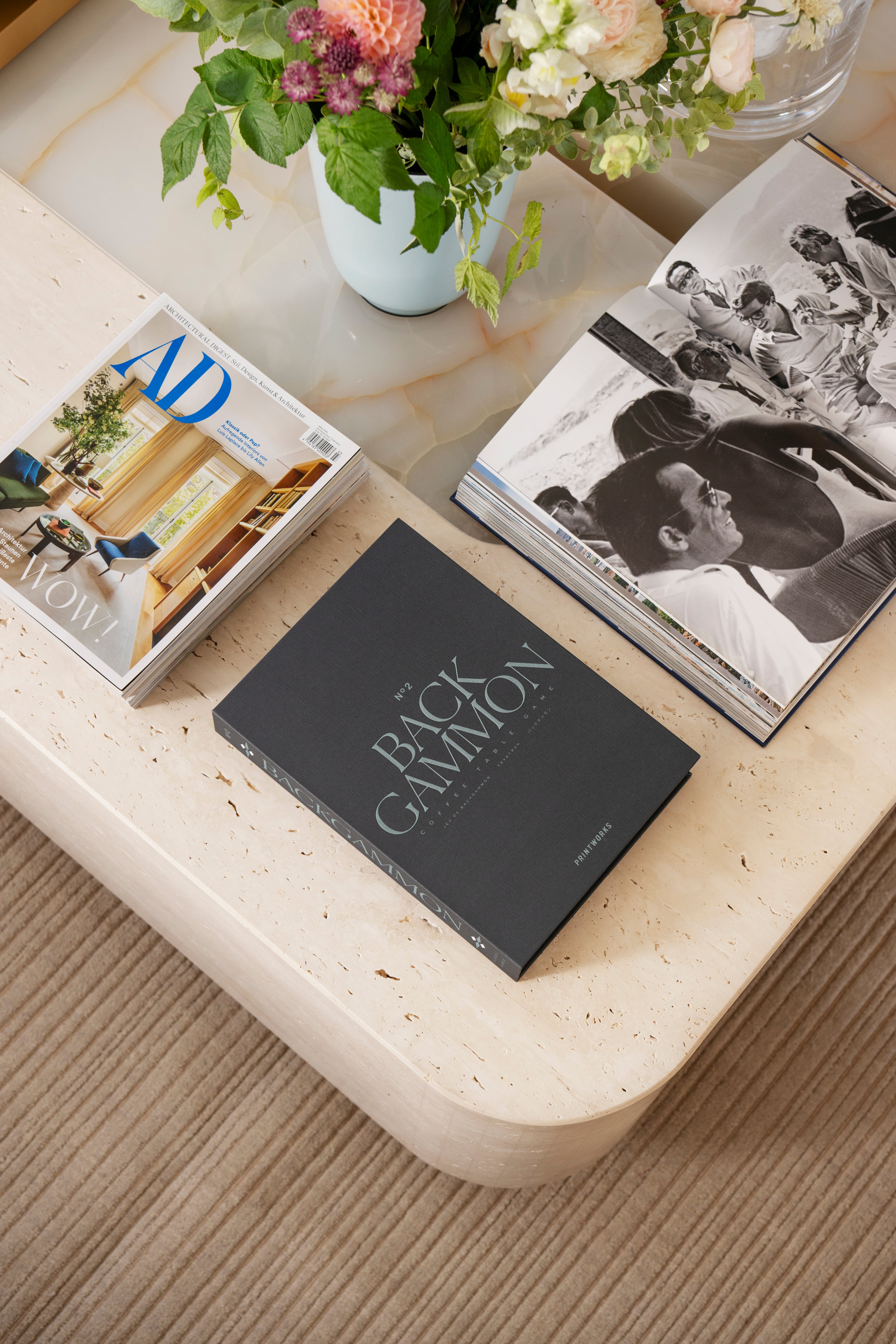 Backgammon Set BACKGAMMON CLASSIC Gray