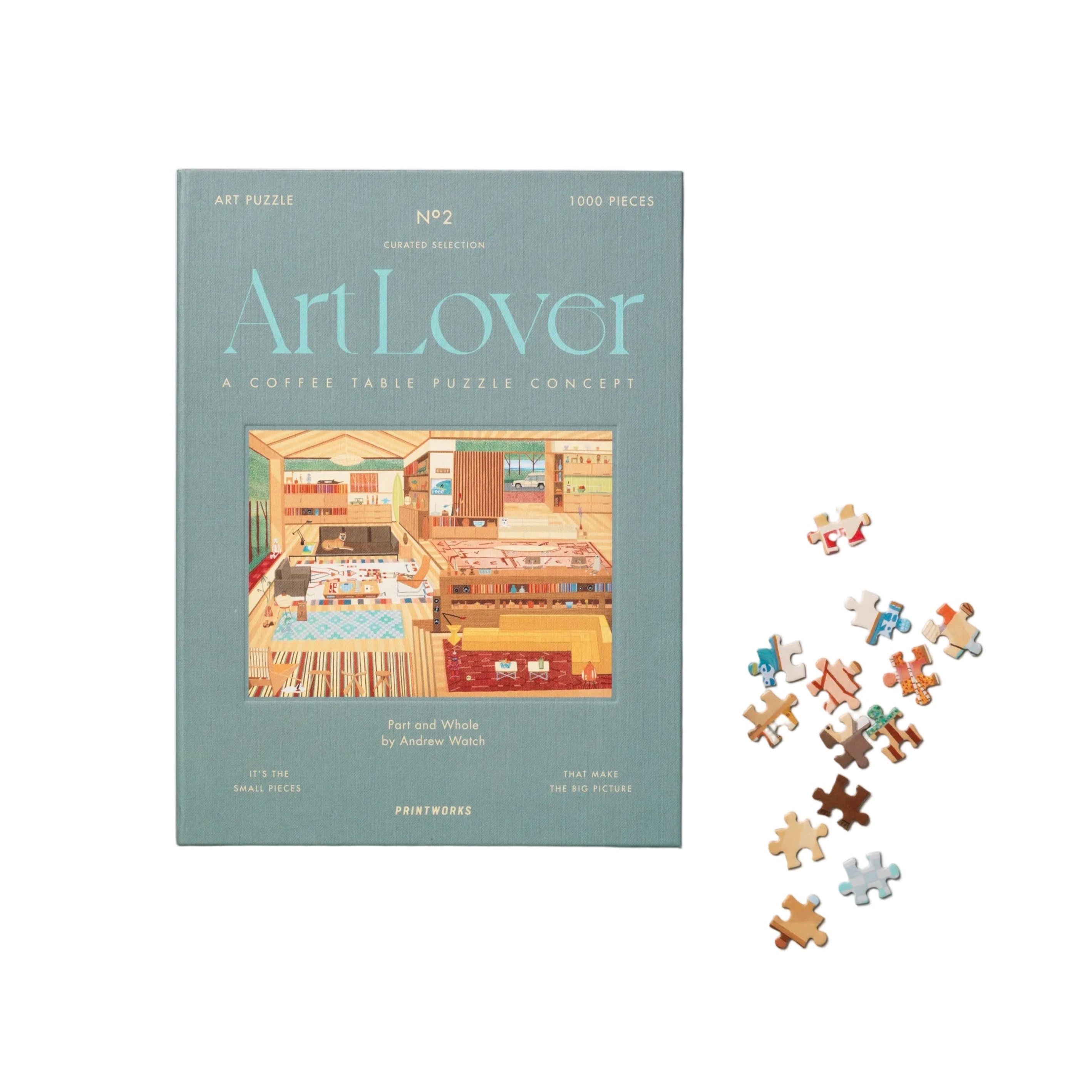 Puzzle ČASŤ A CELKOVÝ MODRÝ