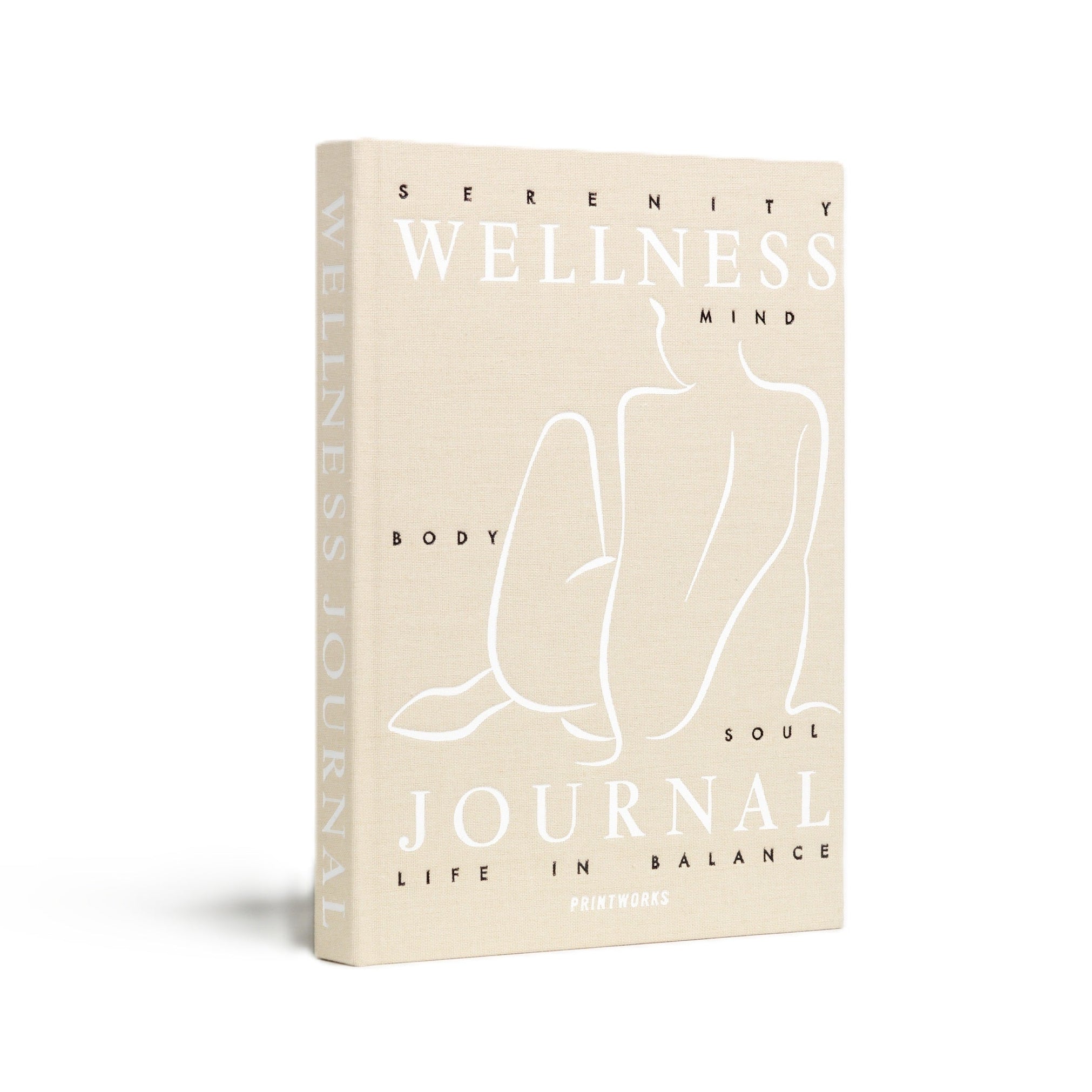 Wellness Well-Being Journal Beige