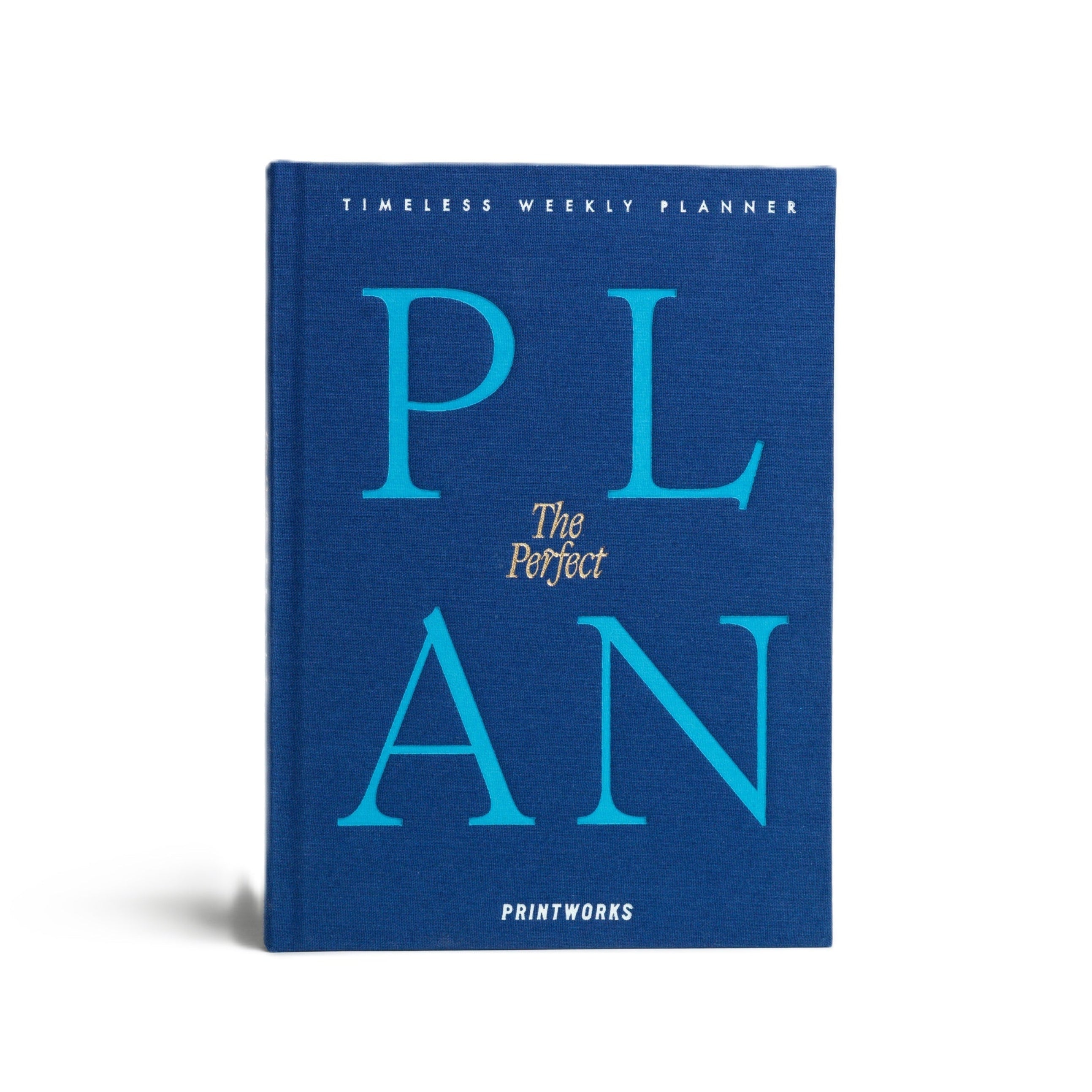 Týždenný plánovač THE PERFECT PLAN modrý s modrou