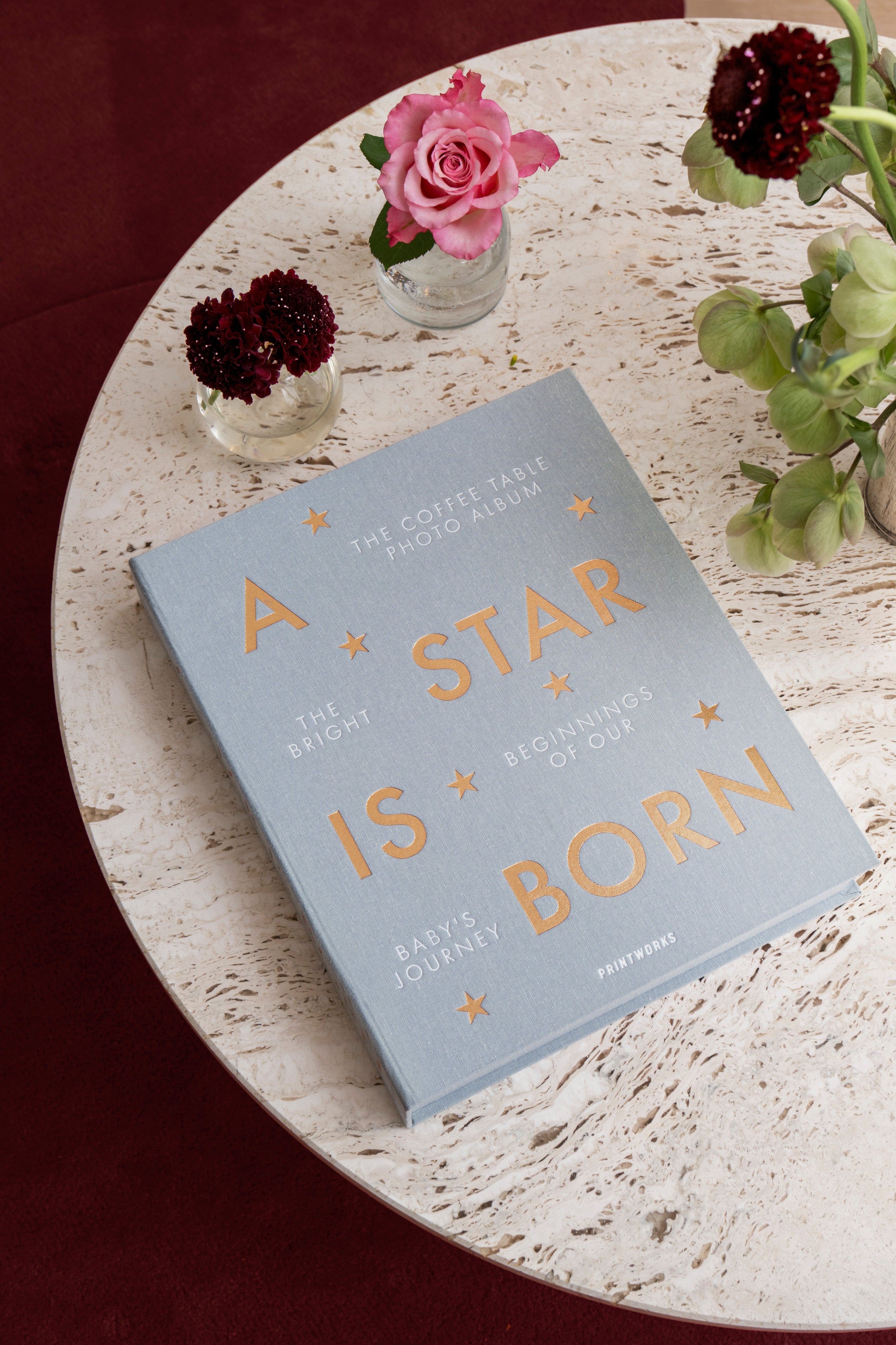 A STAR IS BORN photo album gray with gold
