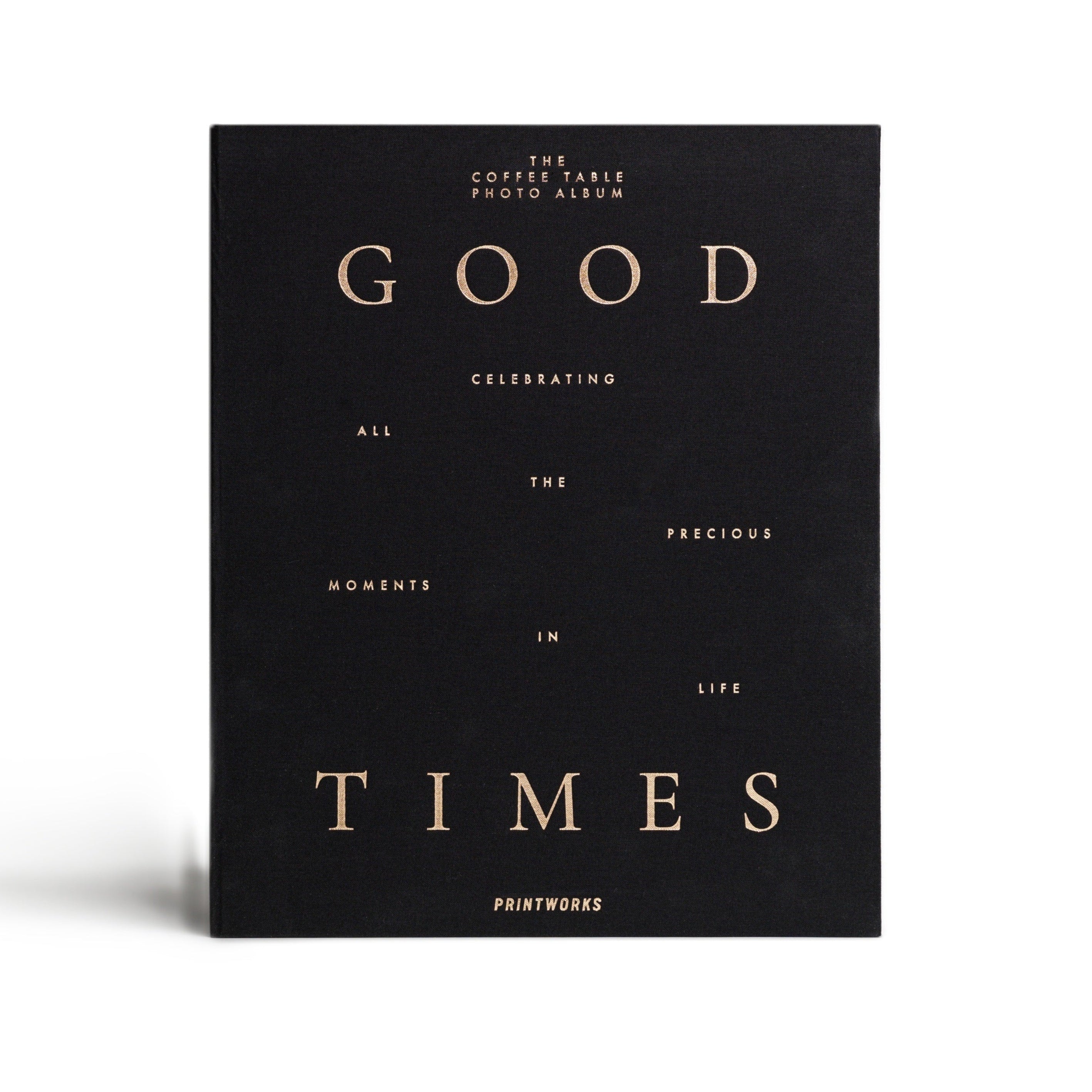 Album na fotografie DOBRÉ ČASY čierny so zlatým