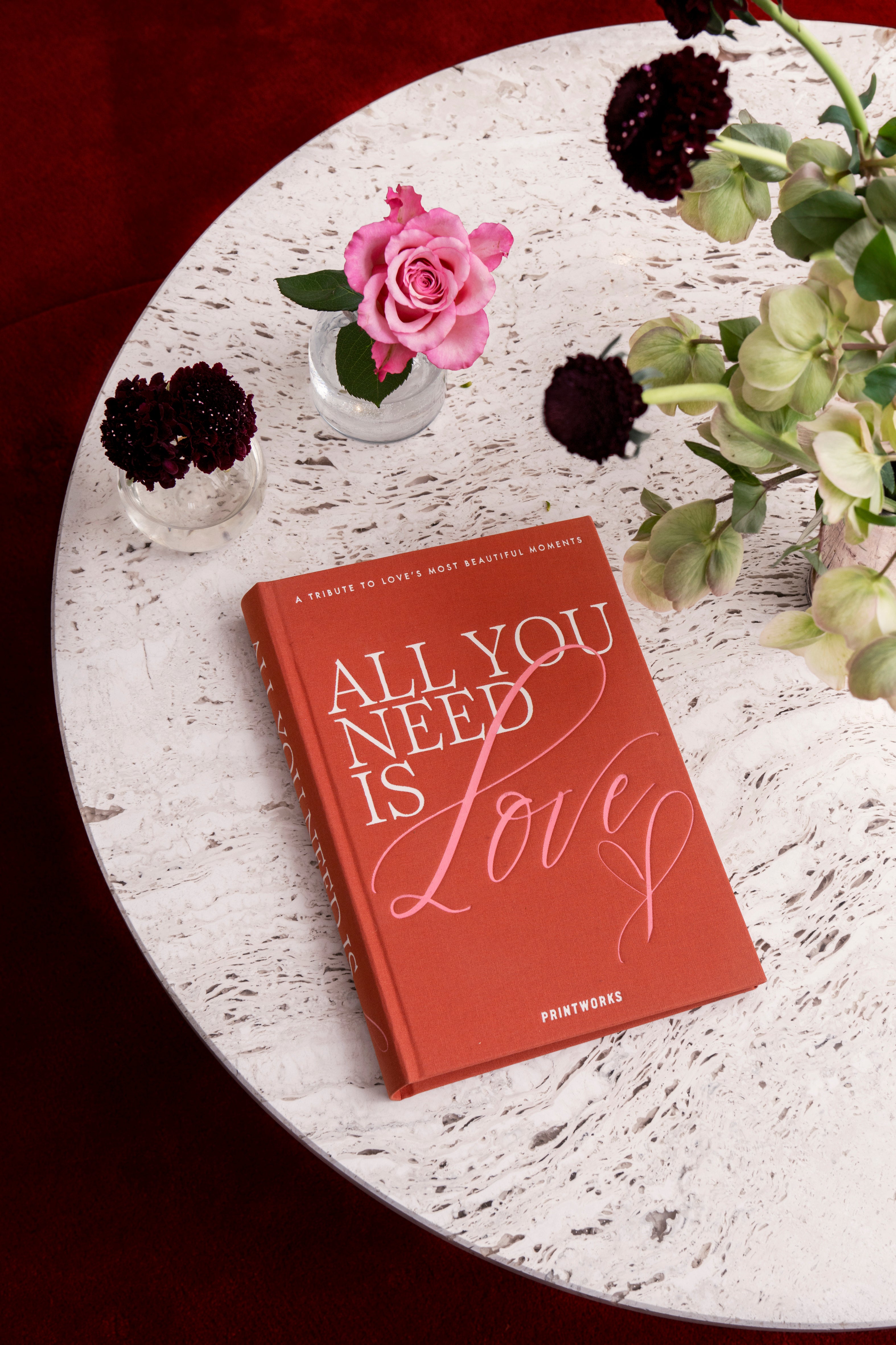 Album na fotografie ALL YOU NEED IS LOVE oranžový