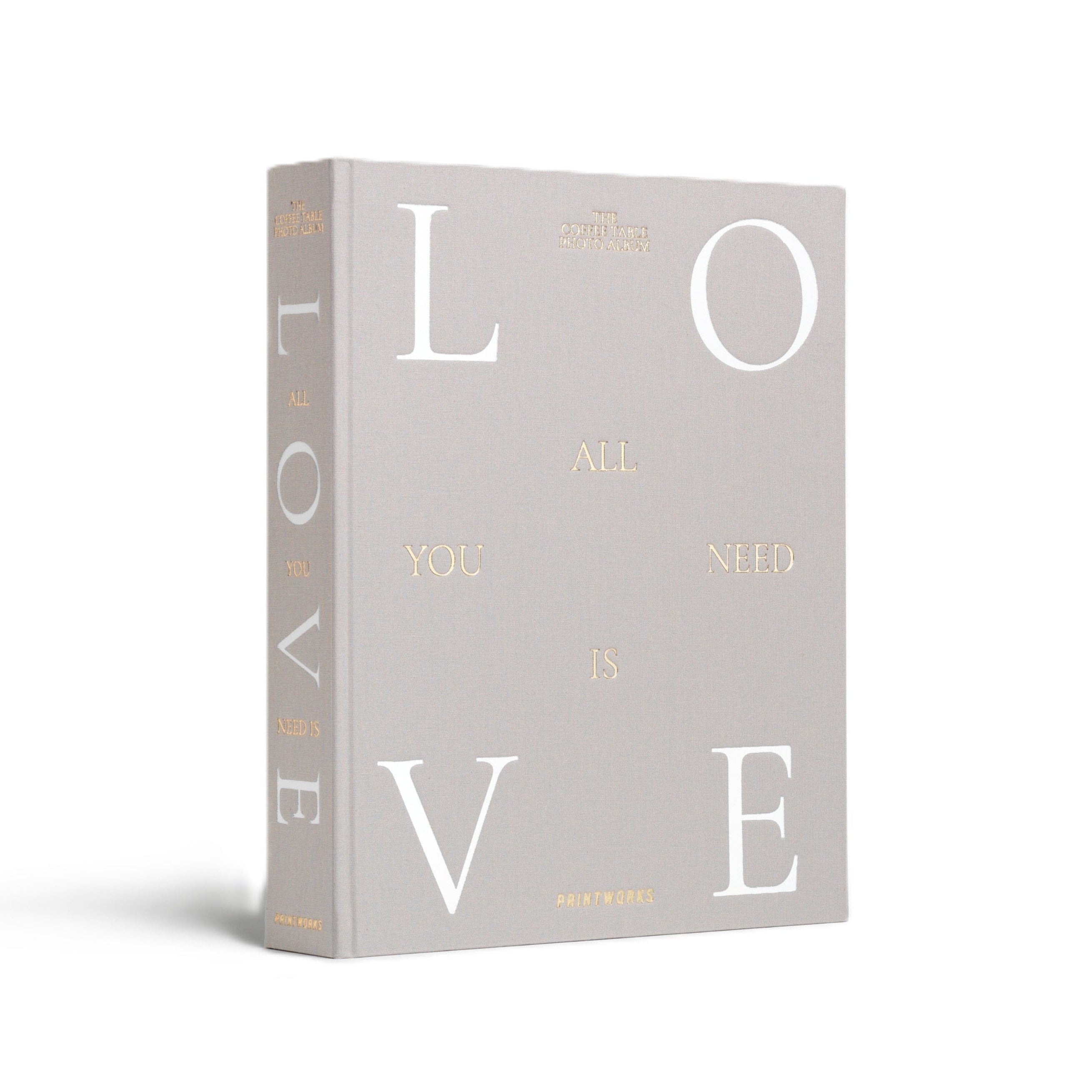 Album na fotografie ALL YOU NEED IS LOVE béžový