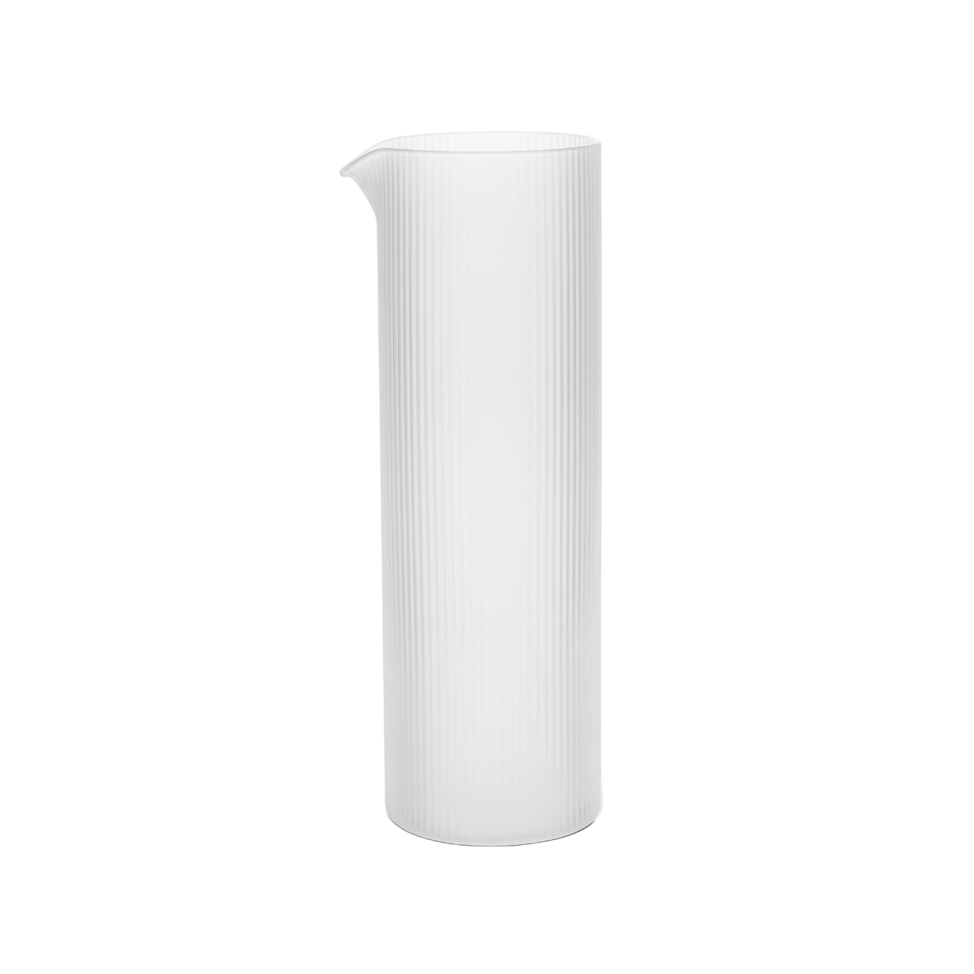 Džbán na vodu RIPPLE biele sklo