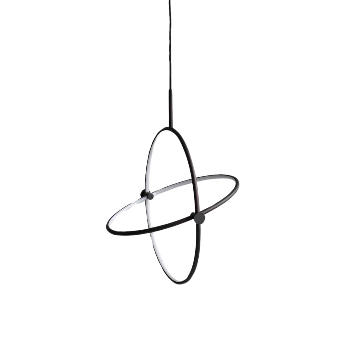Závesná lampa MARU čierna